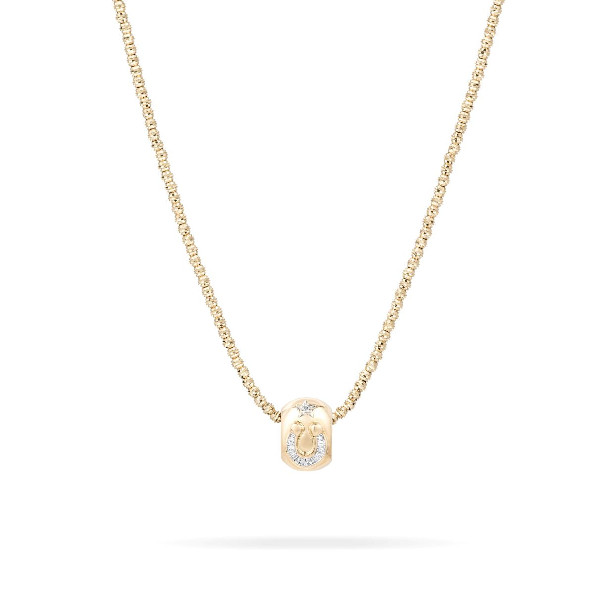 Baguette Horseshoe Lucky Big Bead