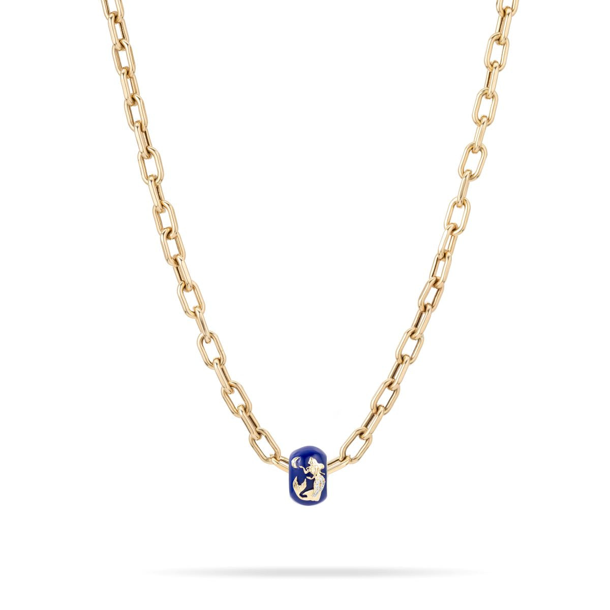 Ceramic + Diamond Anchor + Mermaid Big Bead