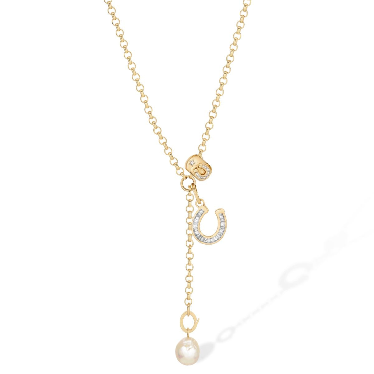 For Luck Lariat Necklace