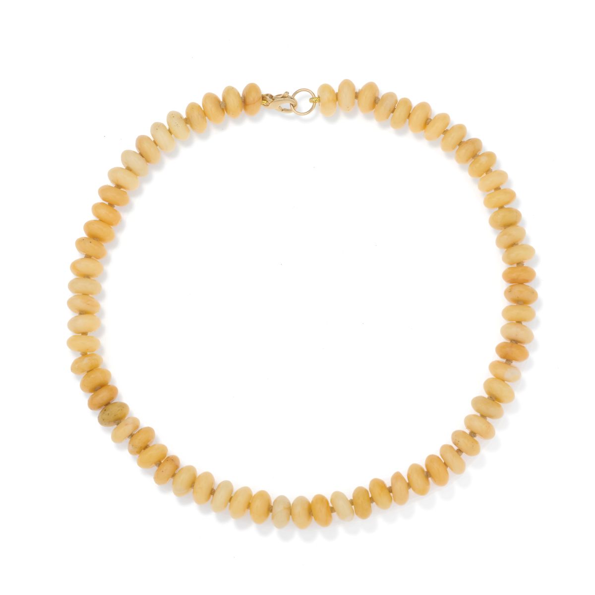 Butter Yellow Gemstone Necklace