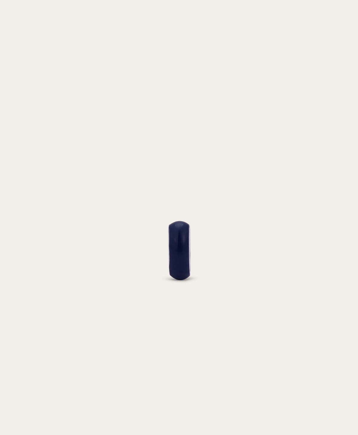 Navy Enamel Mini Bead