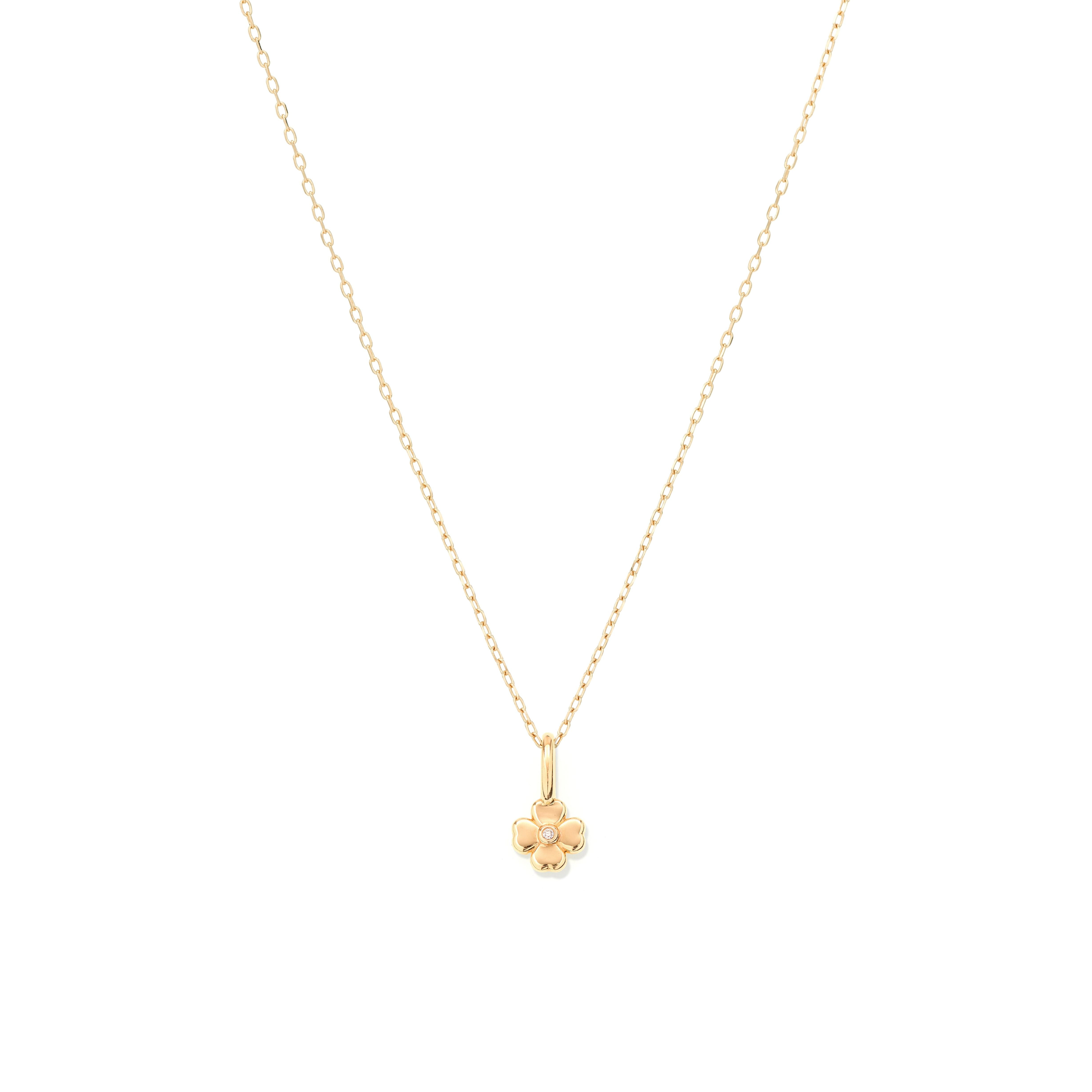 Diamond Clover Mini Charm