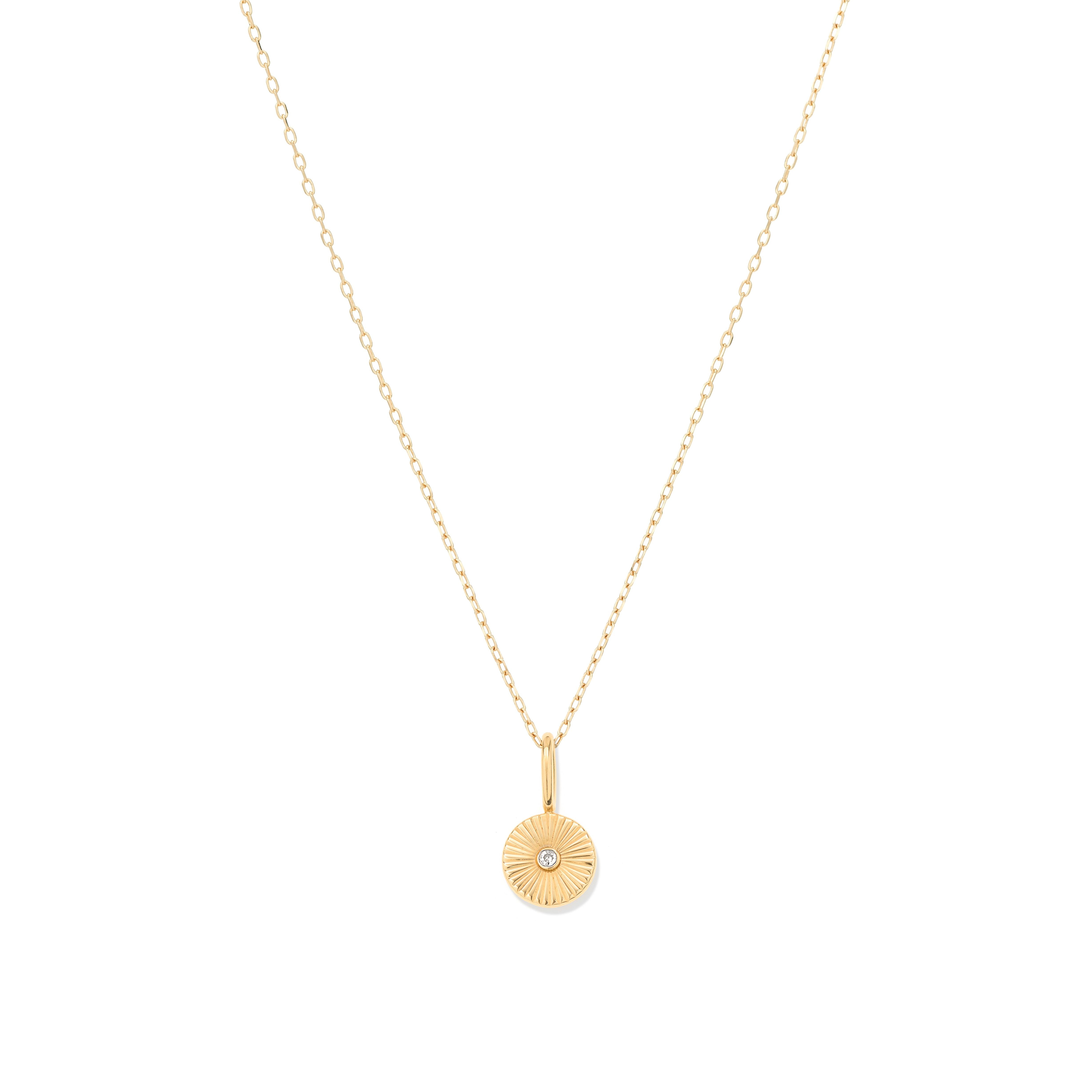 Groovy Diamond Rays Mini Charm