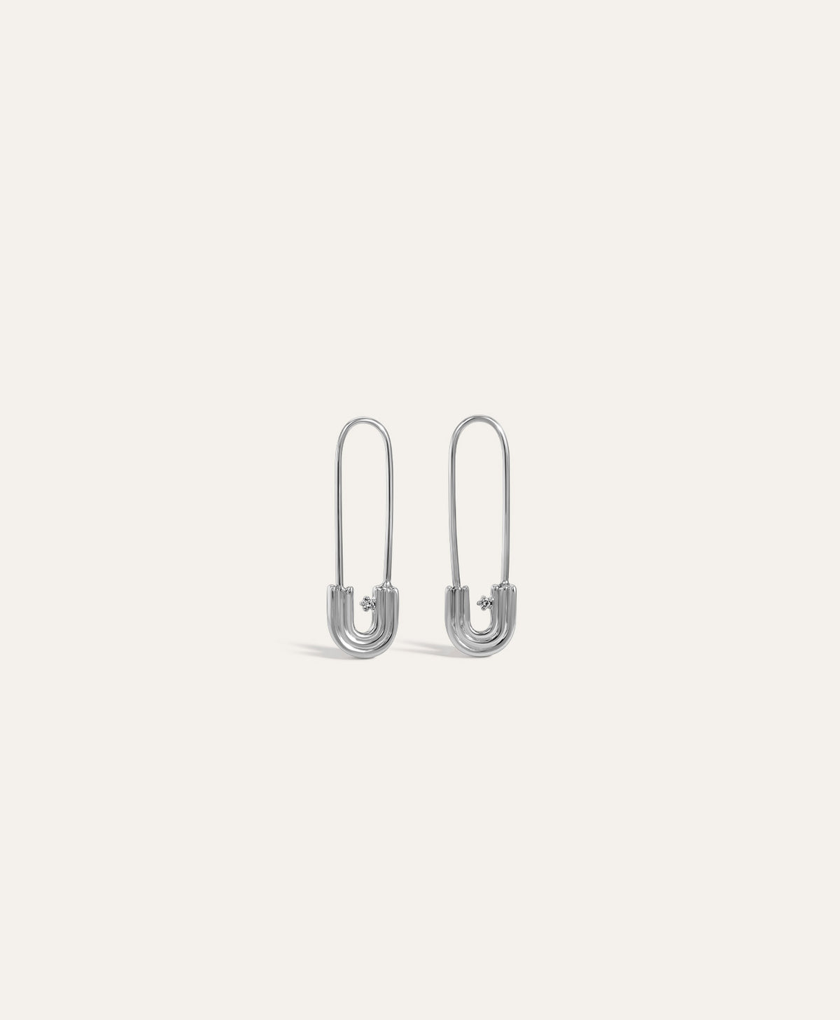 One of a Kind Groovy Safety Pin Earrings