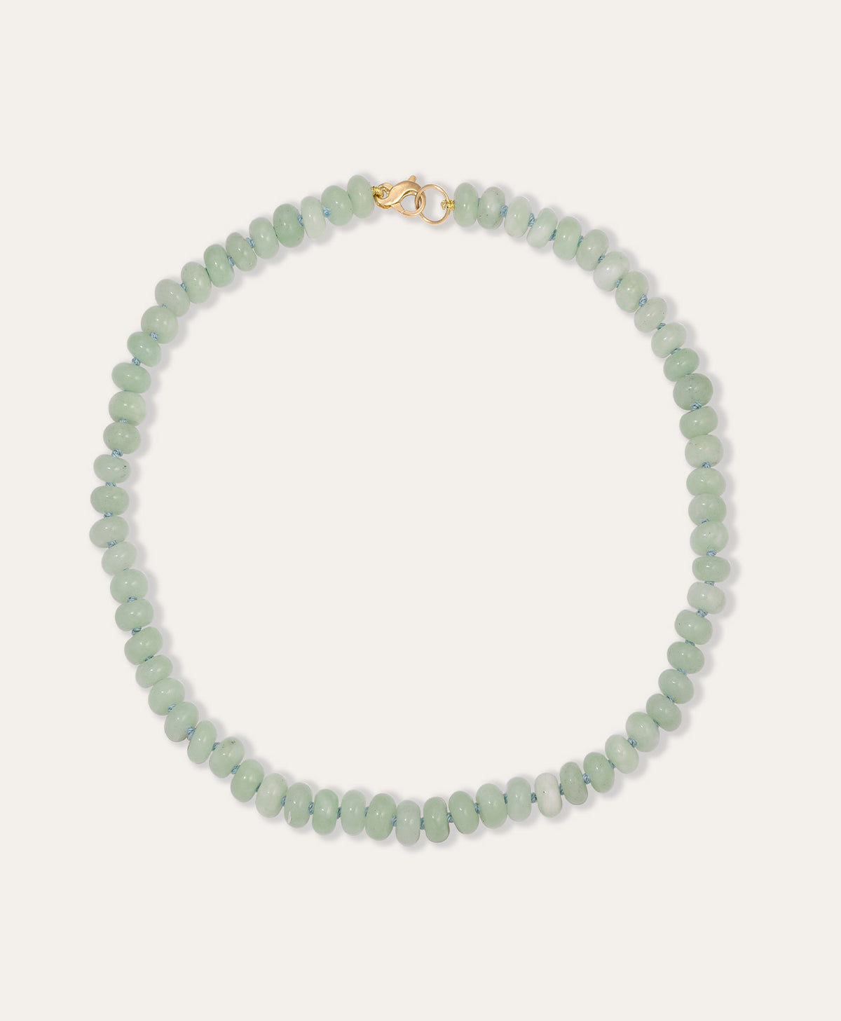 One of a Kind Seafoam Green Gemstone Necklace