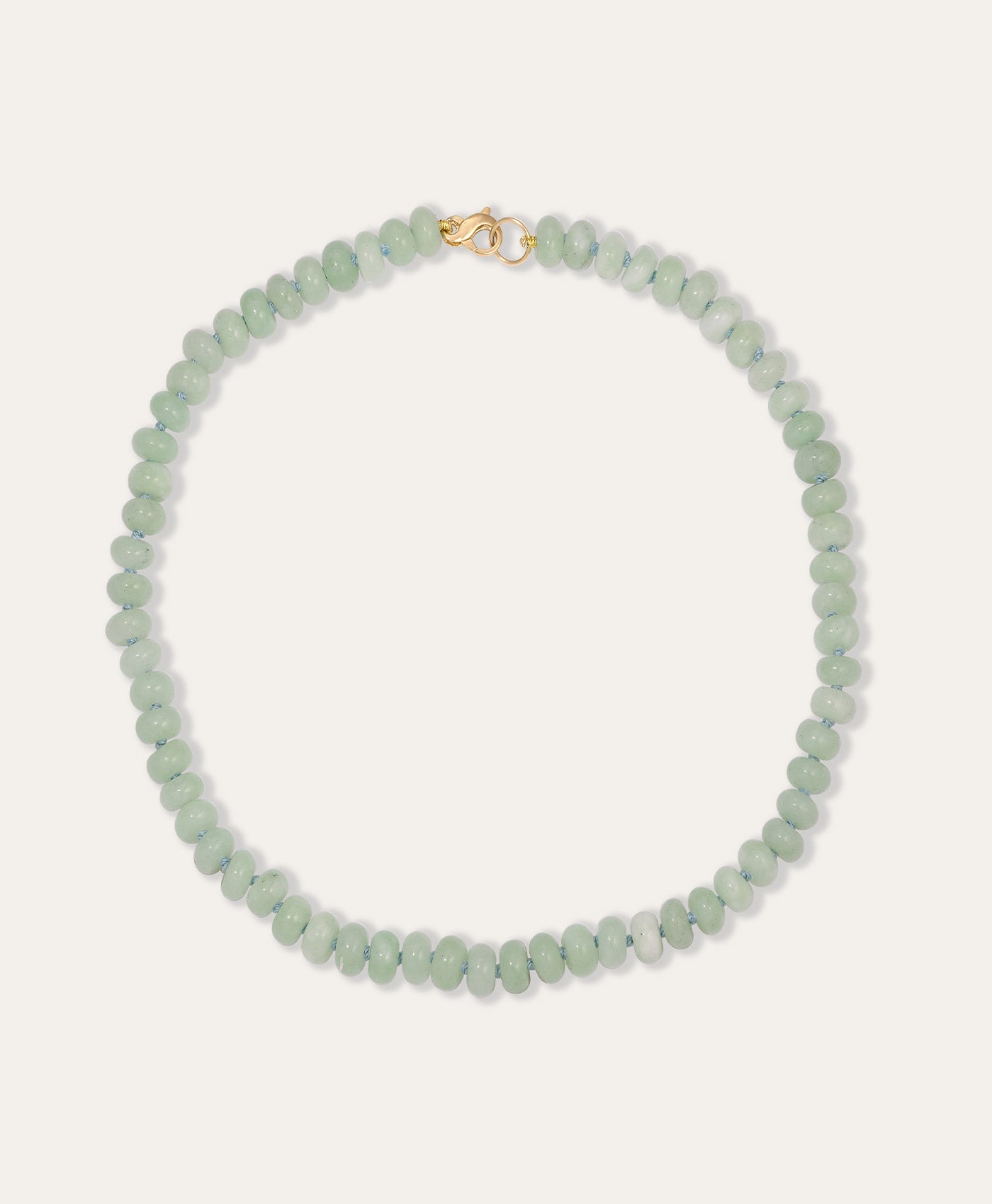 One of a Kind Seafoam Green Gemstone Necklace
