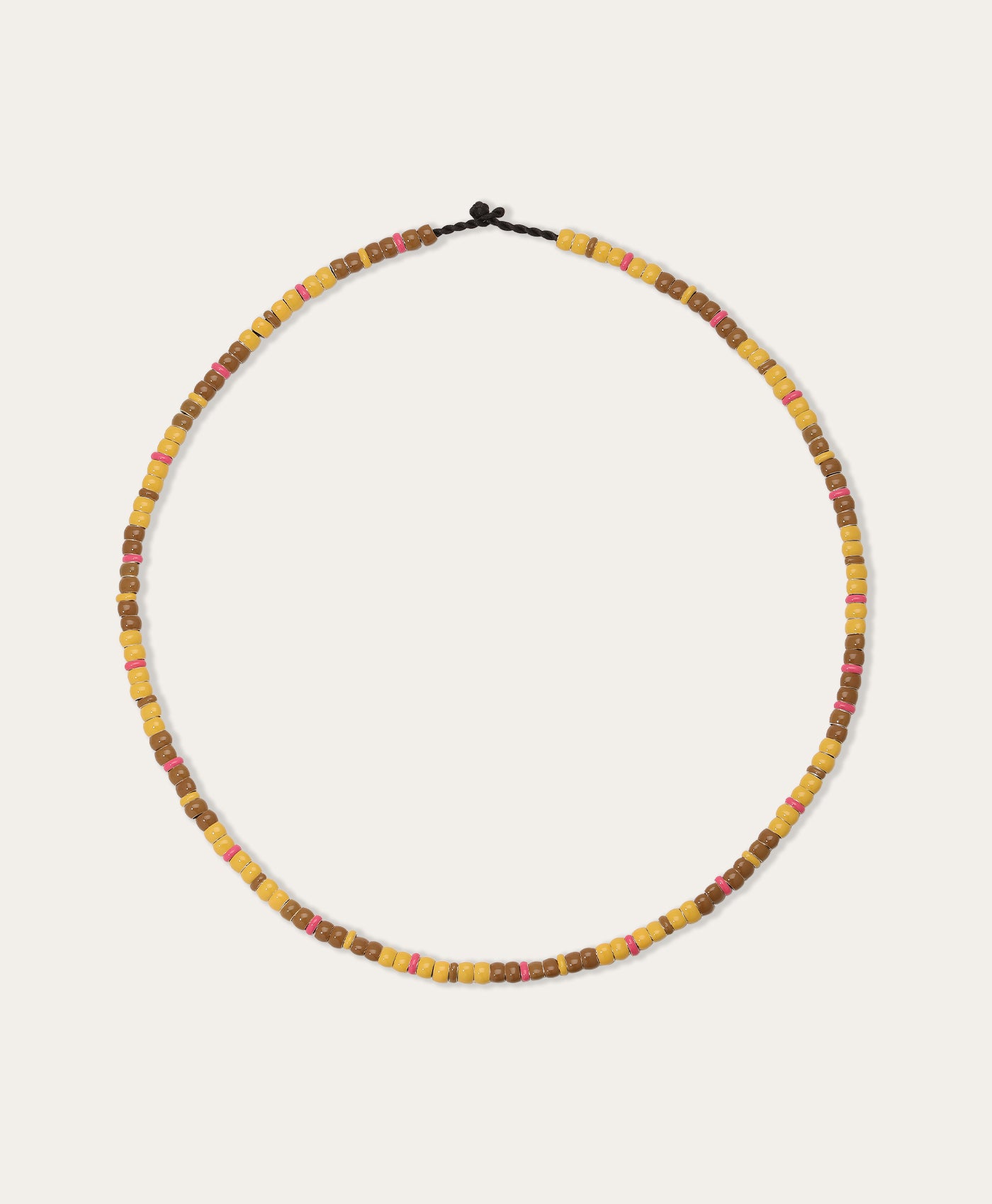 One of a Kind Sunset Full Enamel Mini Bead Necklace