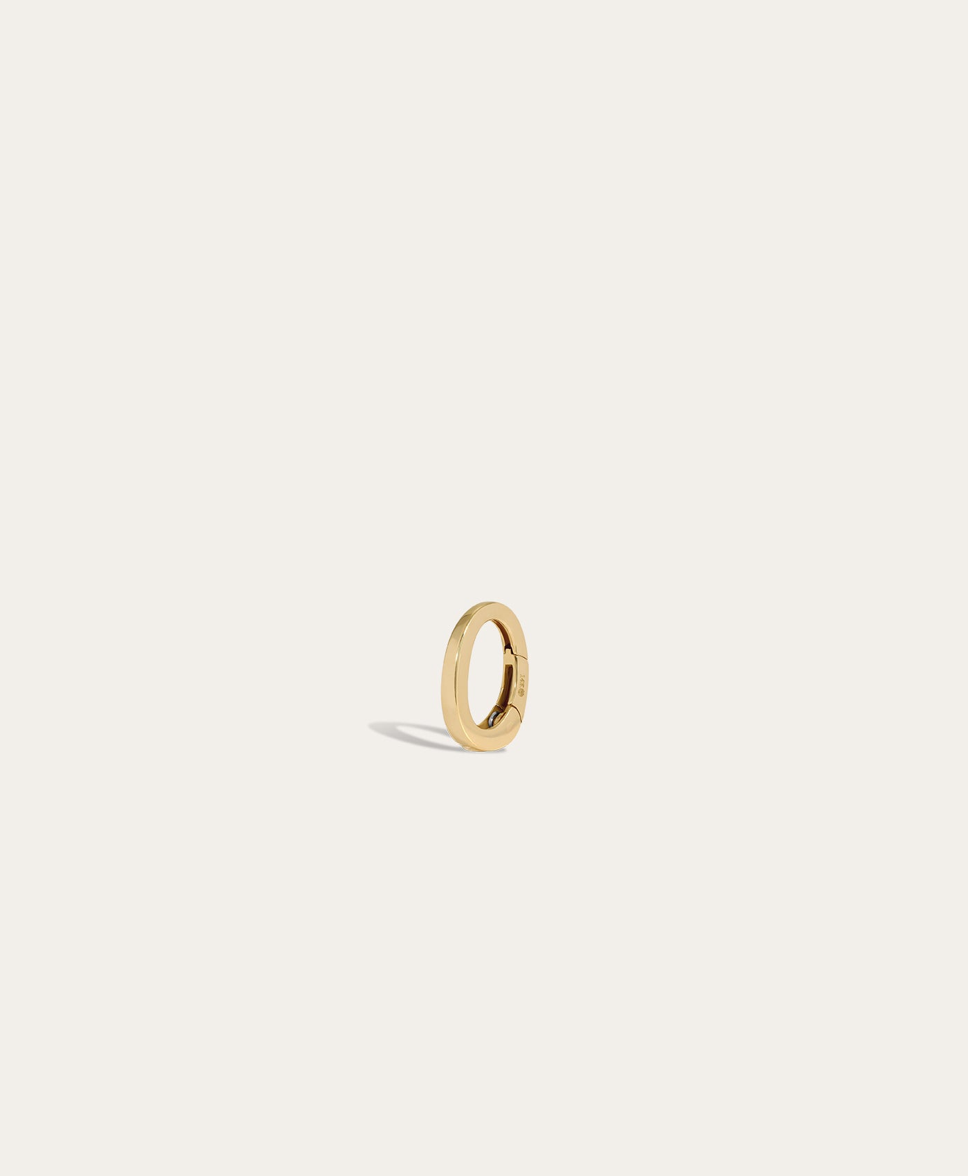 ぴ*ろ様 CTHY HIGH-END JEWELRY CLIP Oval Charm Clip in 14k Yellow Gold or Sterling Silver by Adina Reyter