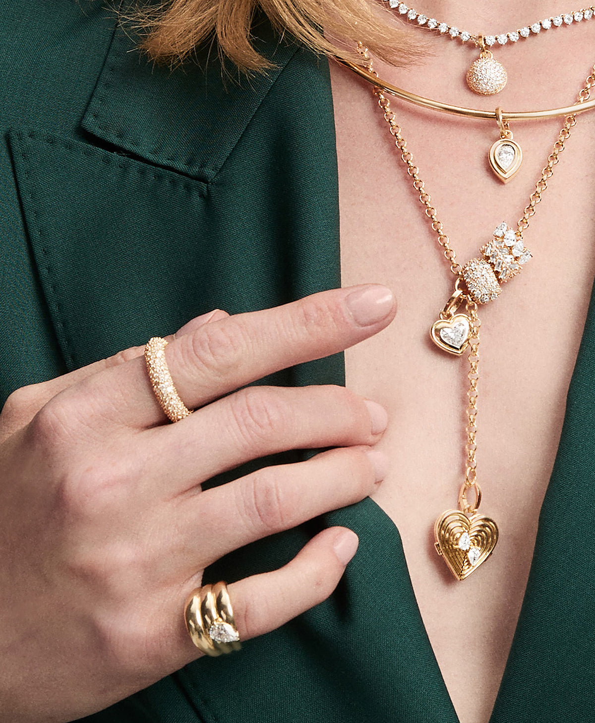 Pavé Diamond Eternity Tube Ring