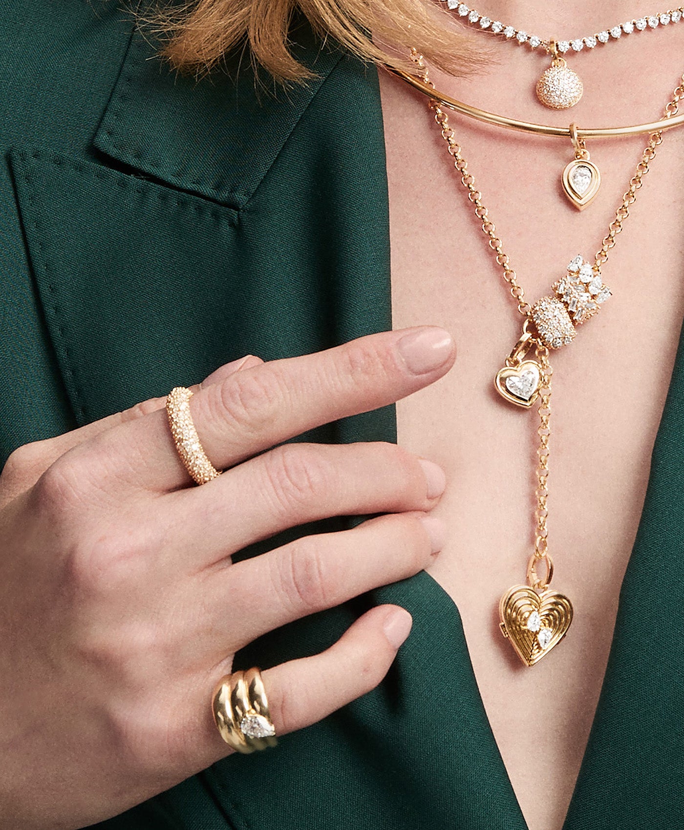 Pavé Diamond Eternity Tube Ring