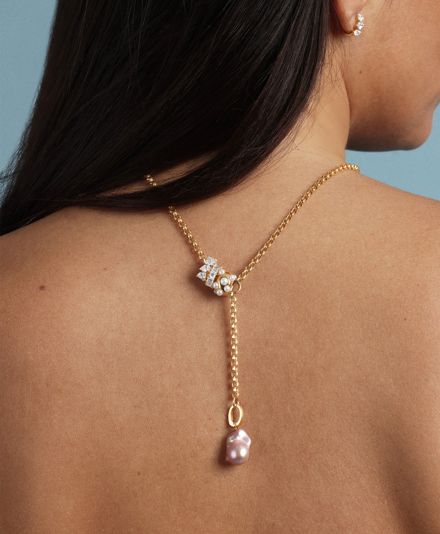 Pear Diamond Eternity Big Bead - Lab Grown