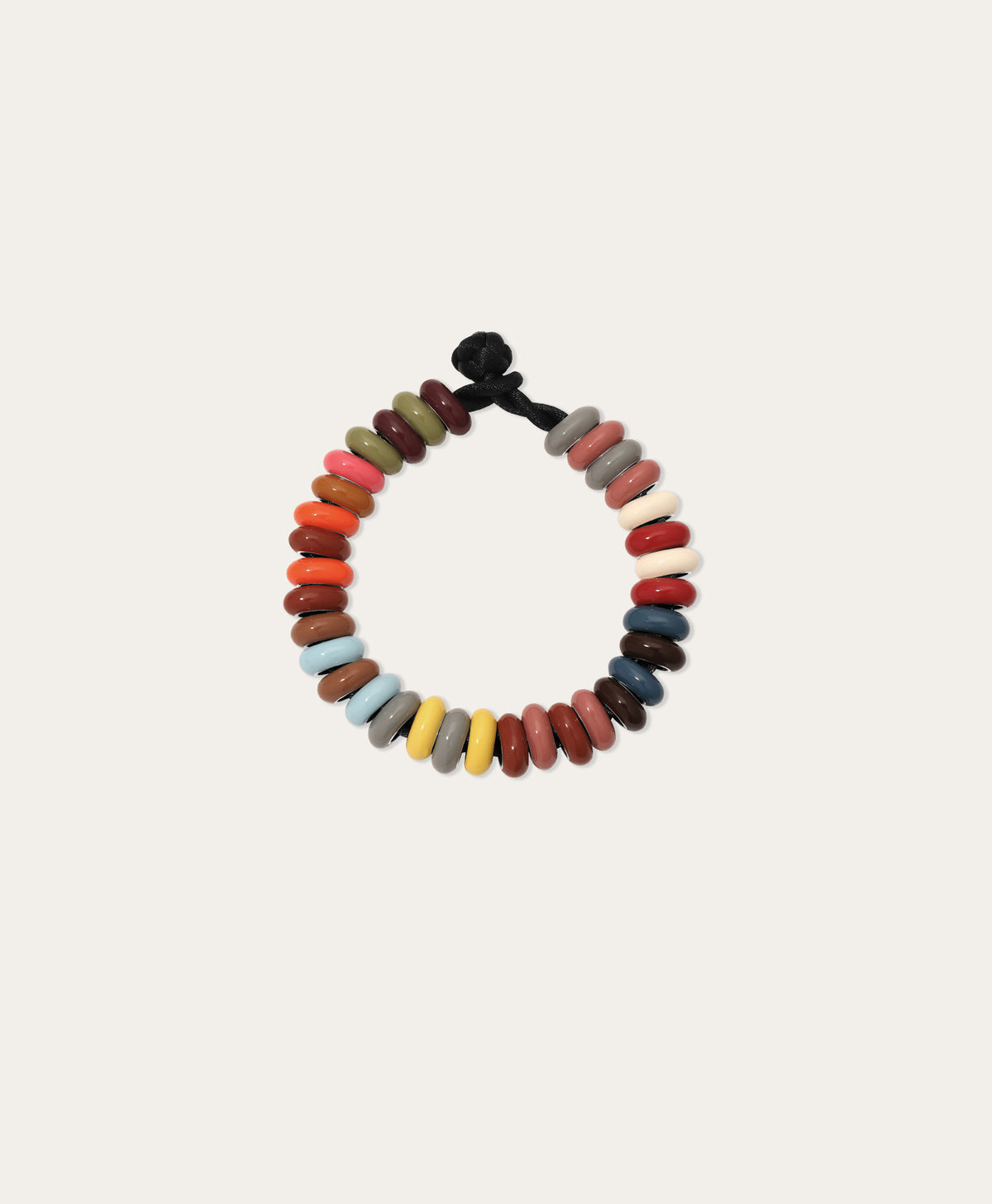 Runway Stripes Big Bead Bracelet
