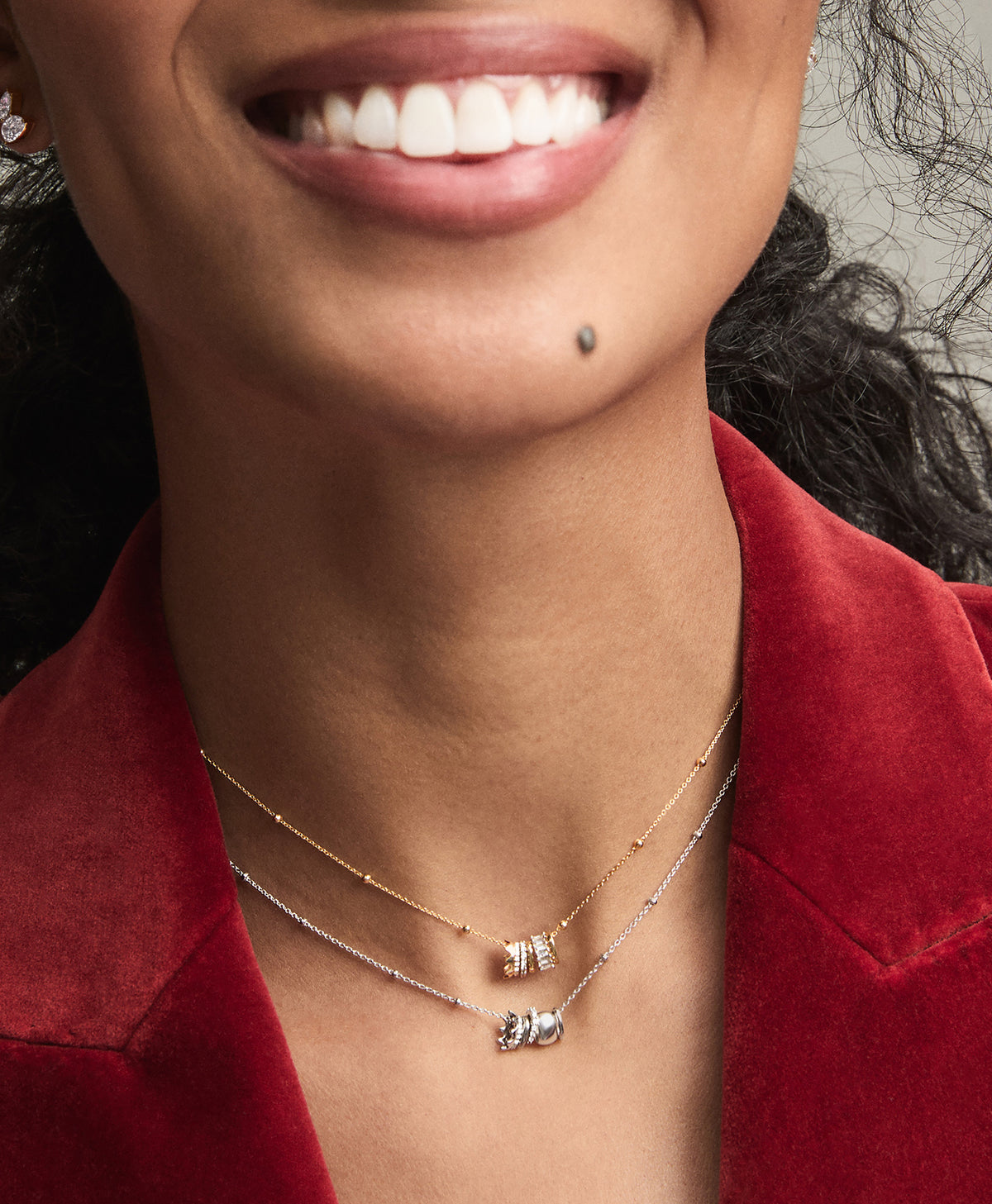 Saturn Chain Necklace in Sterling Silver