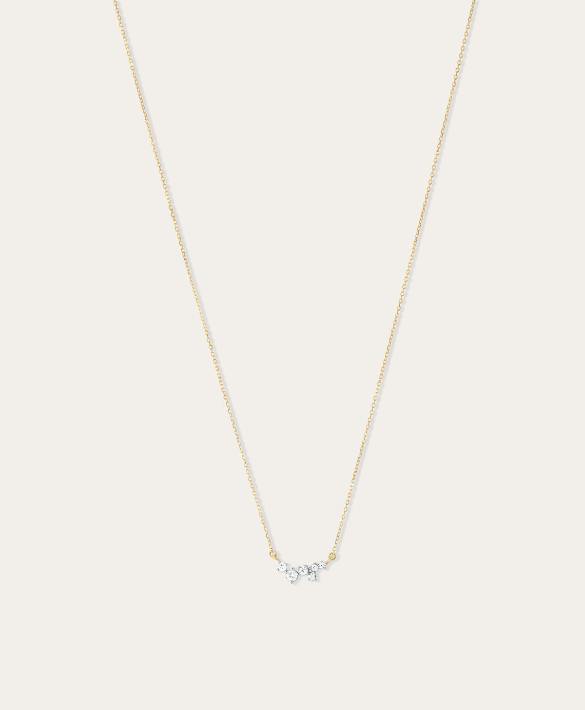 Scattered Diamond Necklace