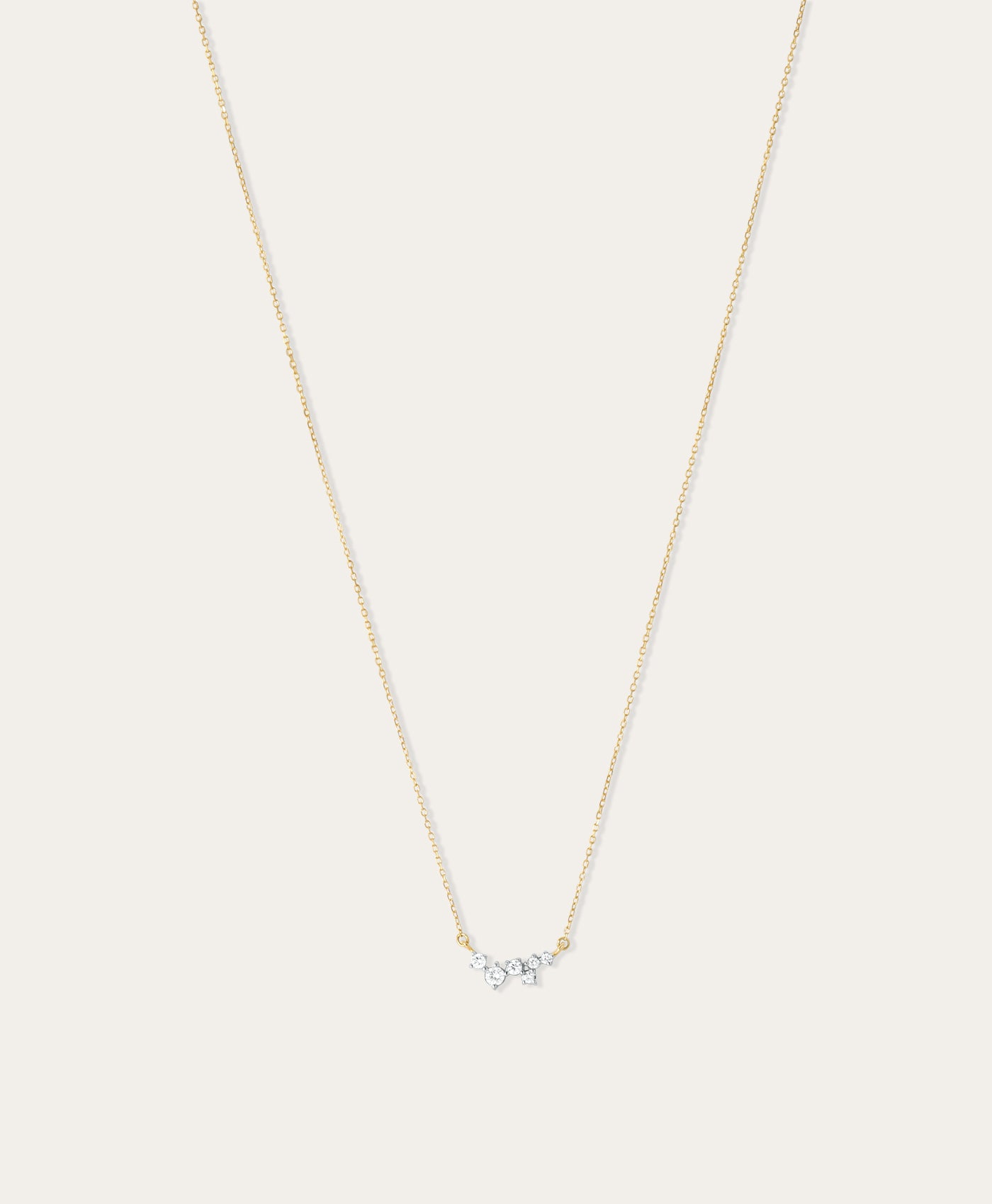 Scattered Diamond Necklace