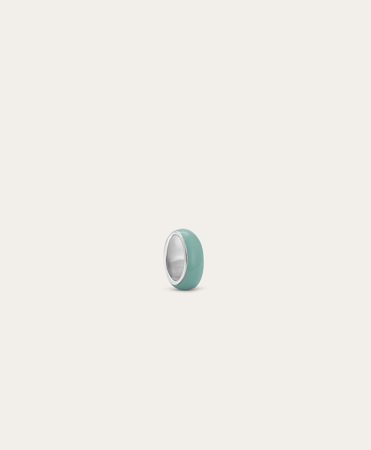 Sky Blue Enamel Mini Bead