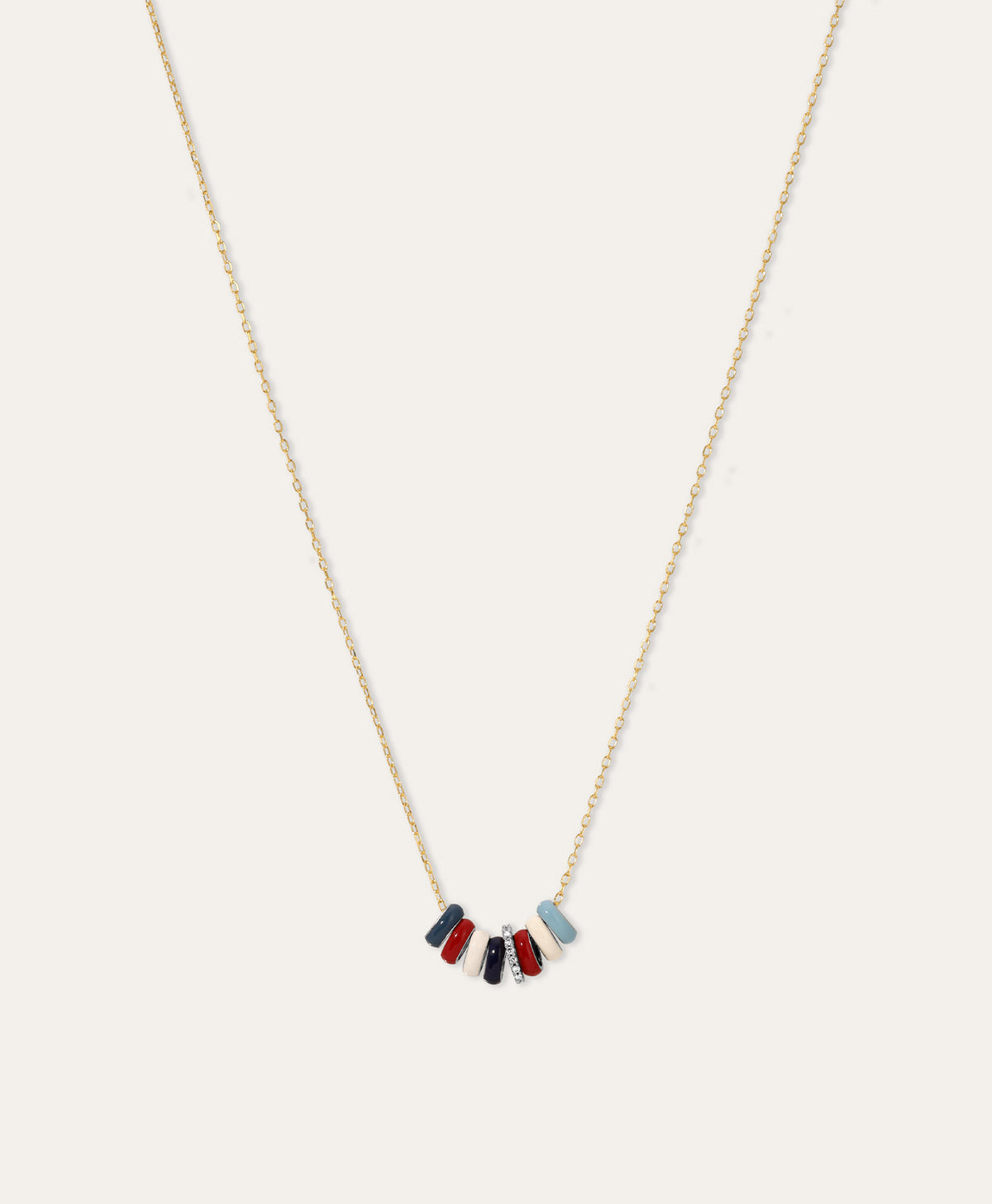 Stars and Stripes Diamond Rager Necklace