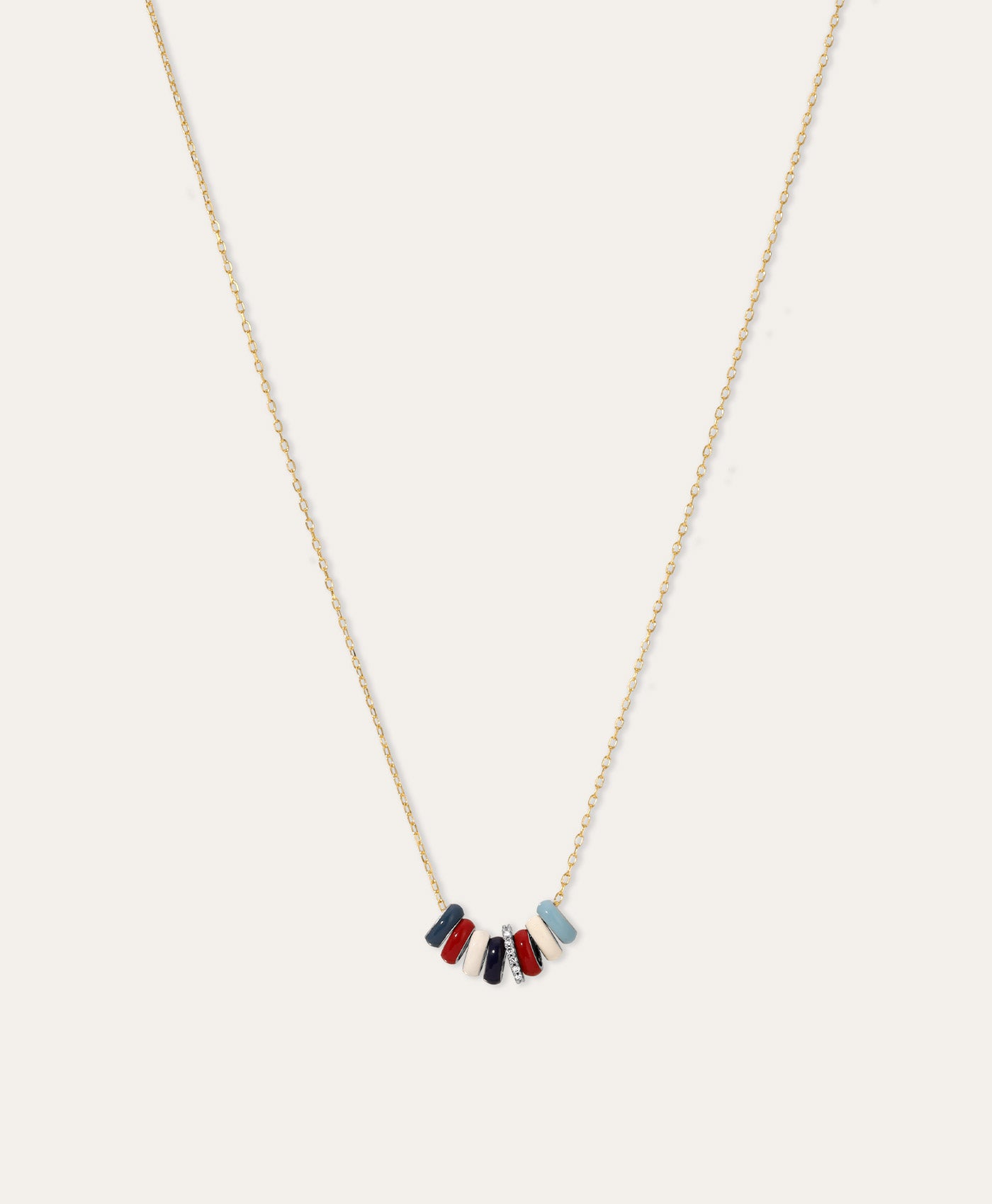 Stars and Stripes Diamond Rager Necklace
