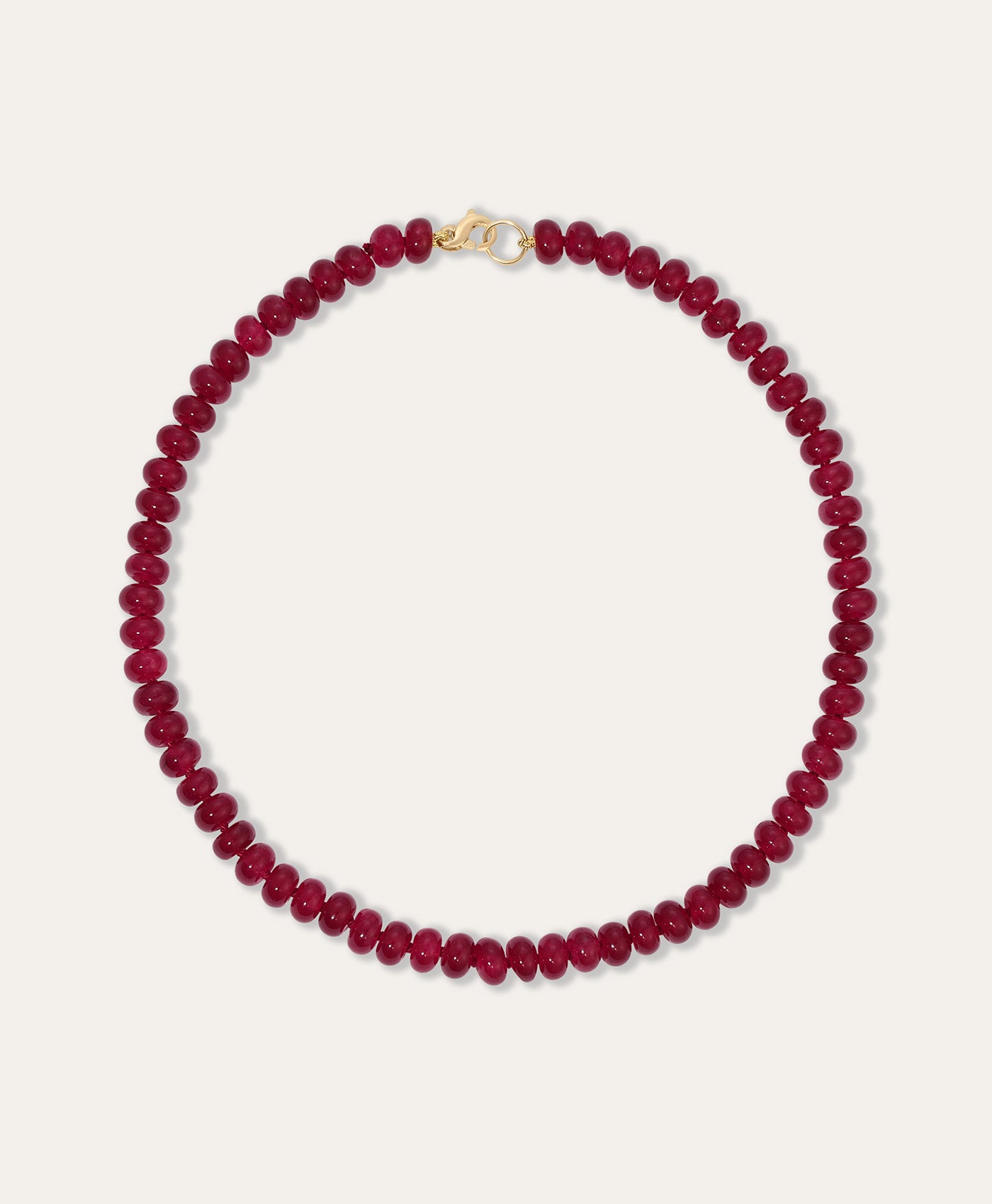 Summer Tomato Gemstone Necklace