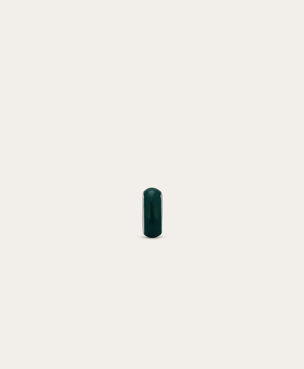Teal Enamel Mini Bead