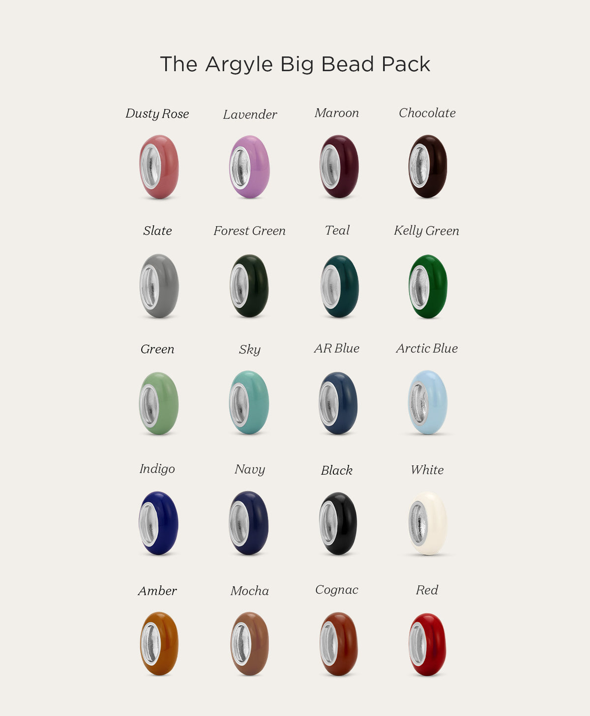 The Argyle Big Bead Pack