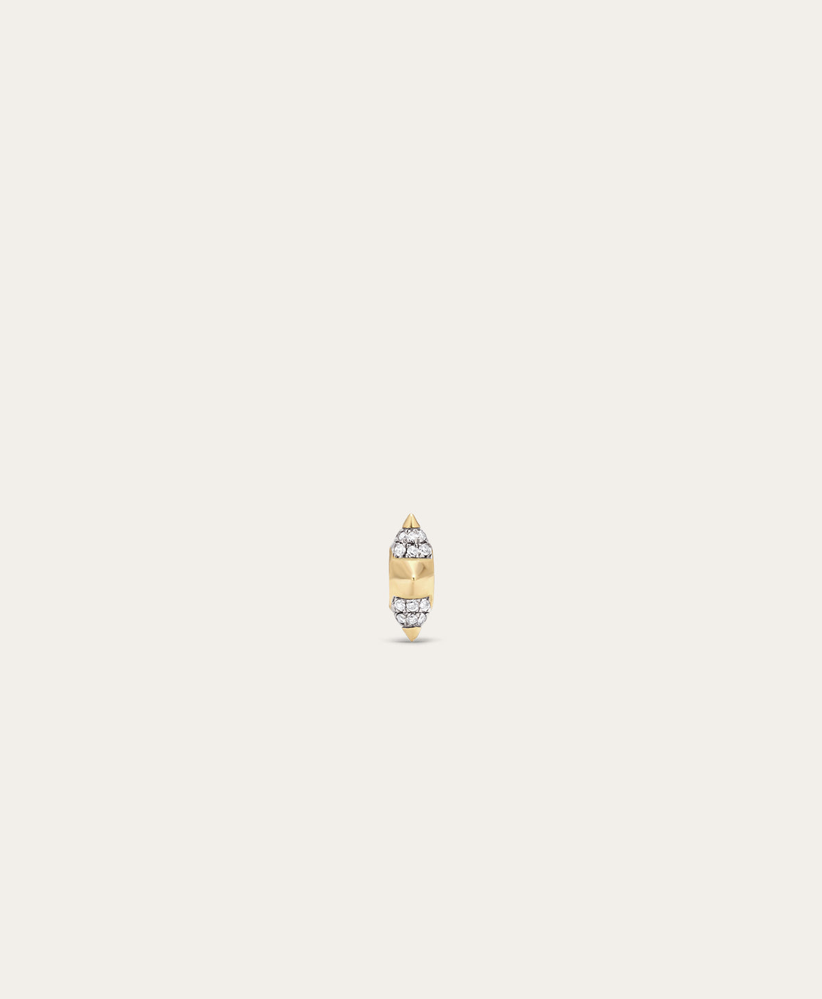 Tiny Pave 4 Spike Mini Bead
