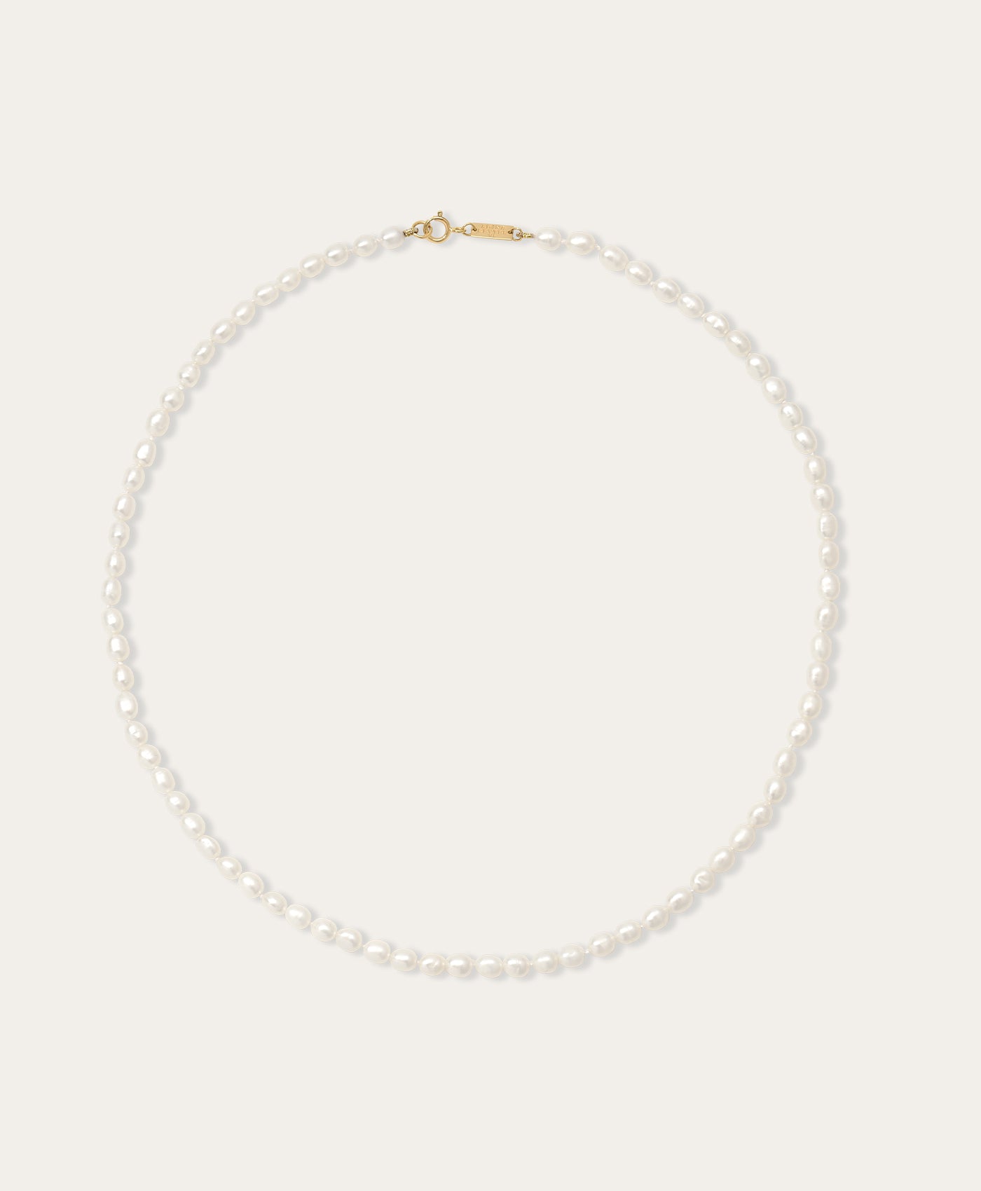 Tiny Seed Pearl Necklace