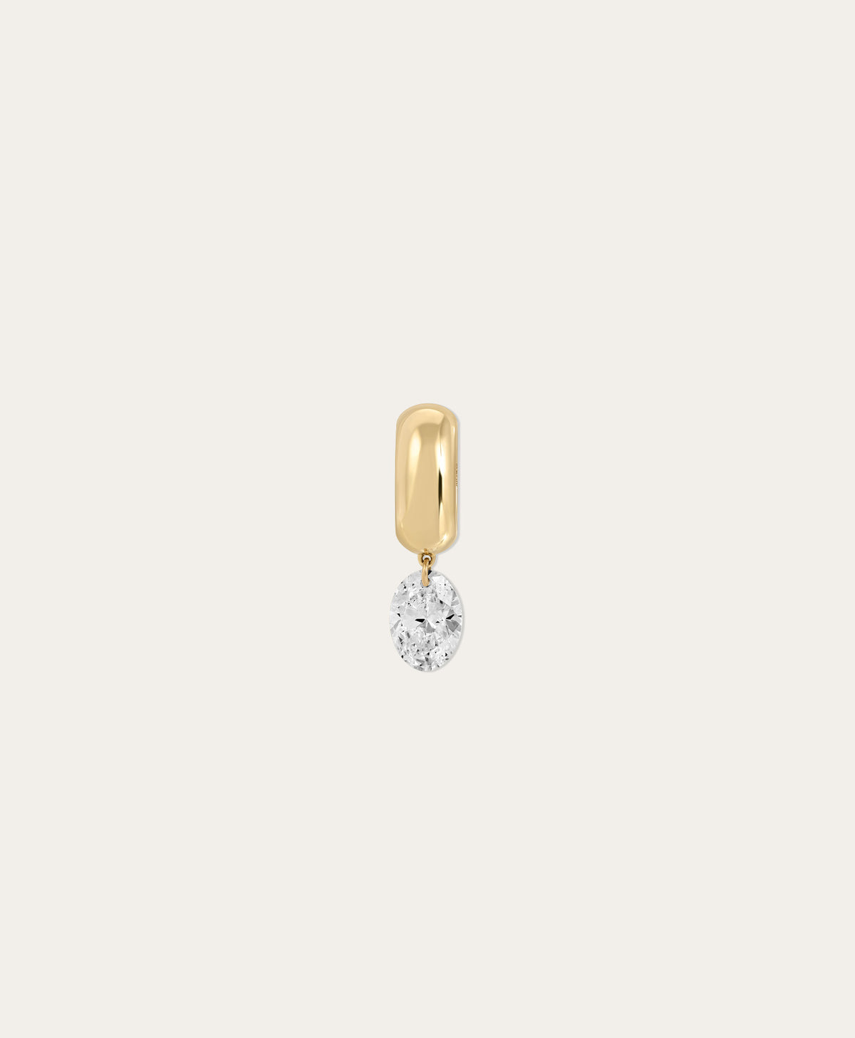 Twinkle Diamond Oval Big Bead