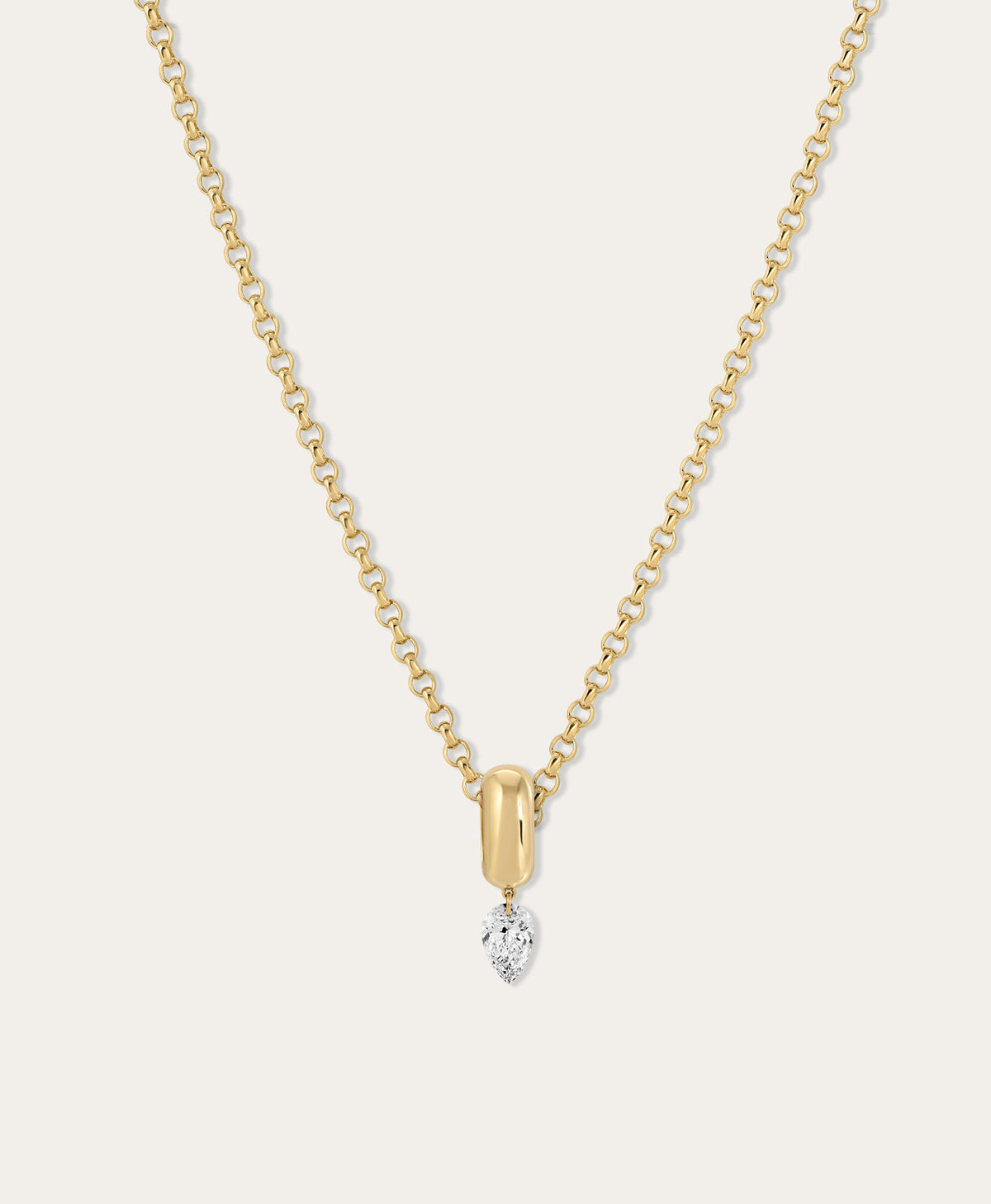 Twinkle Diamond Pear Big Bead