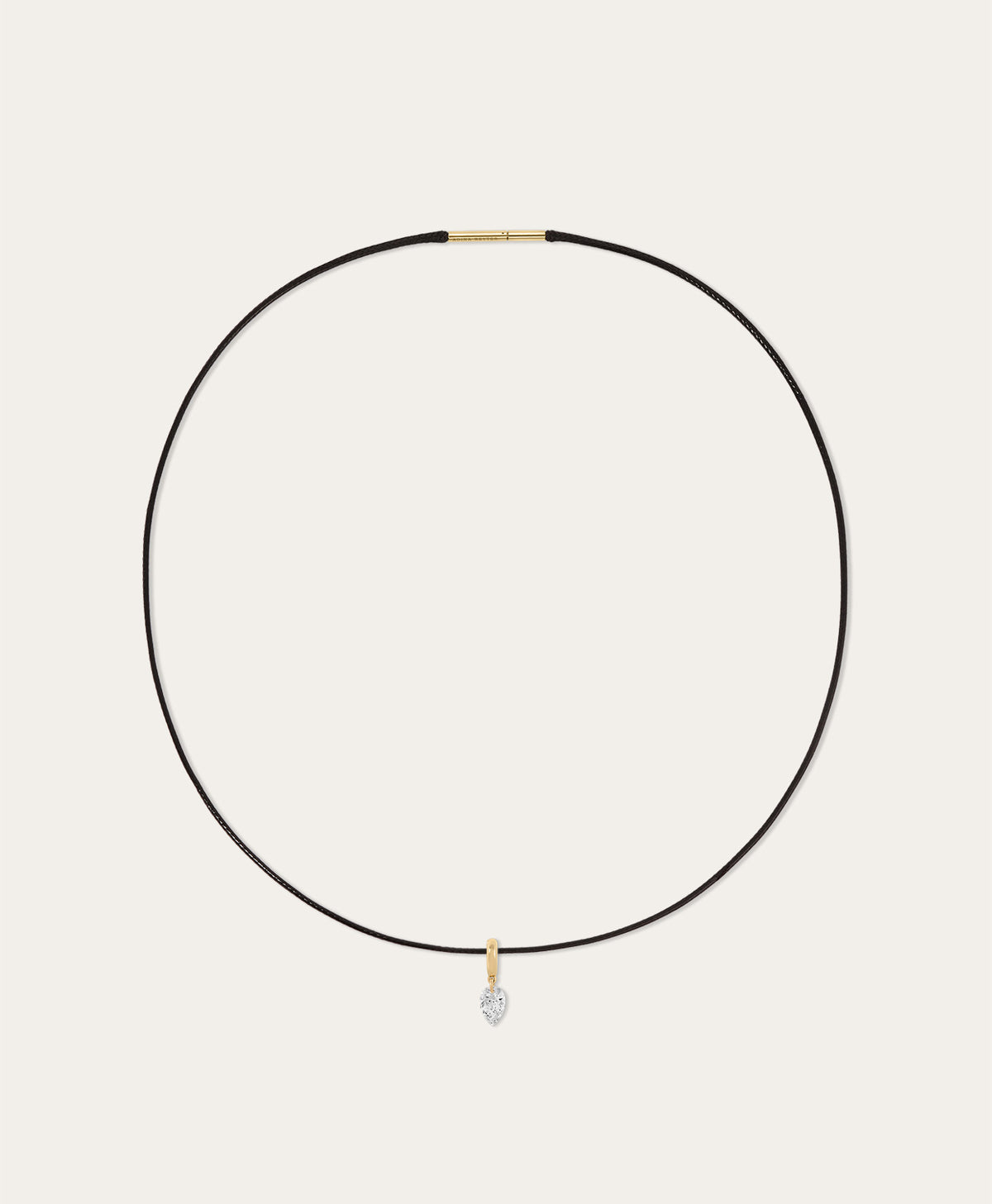 Twinkle Diamond Mini Bead Cord Necklace