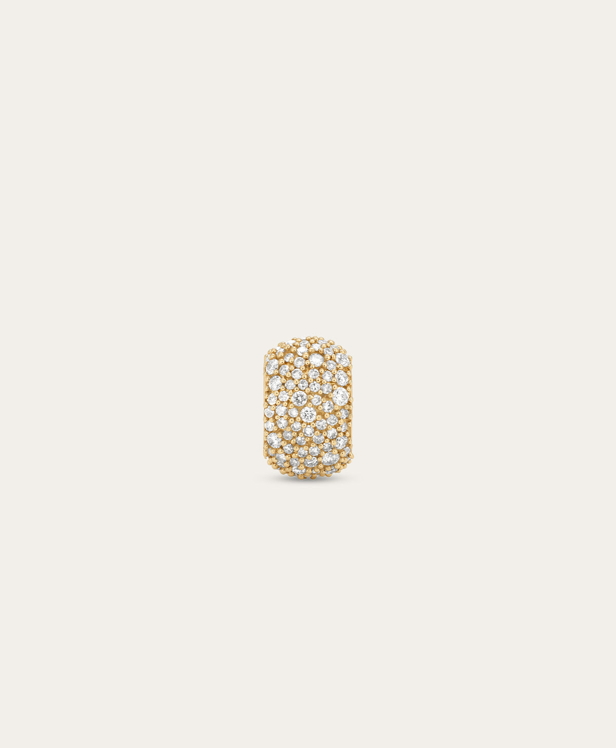 Wide Pavé Big Bead