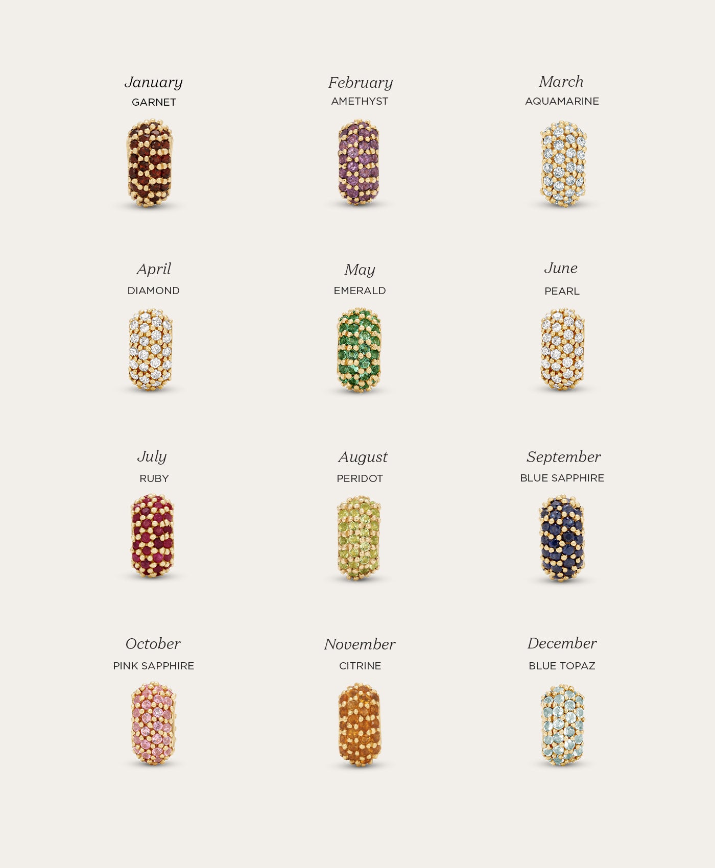 Wide Pavé Peridot Mini Bead