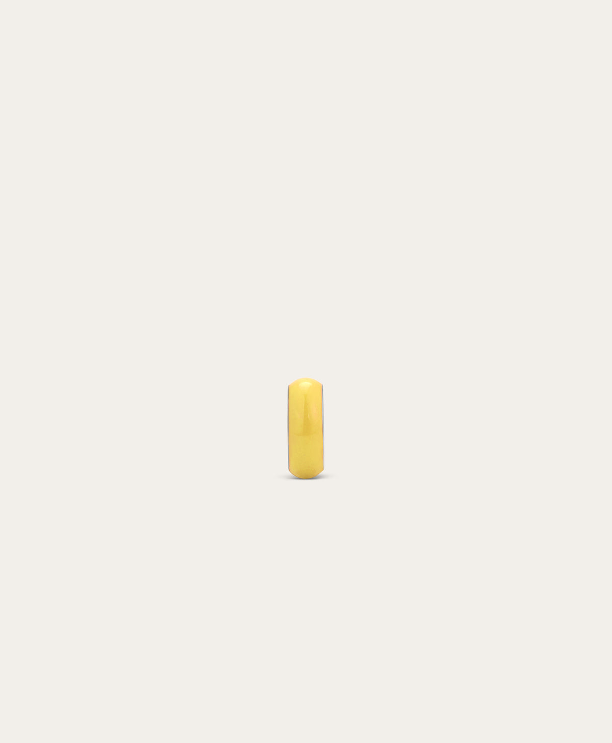 Yellow Enamel Mini Bead