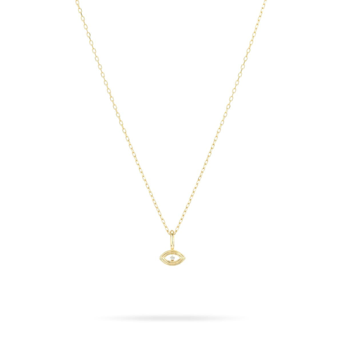 Groovy Diamond Evil Eye Mini Charm