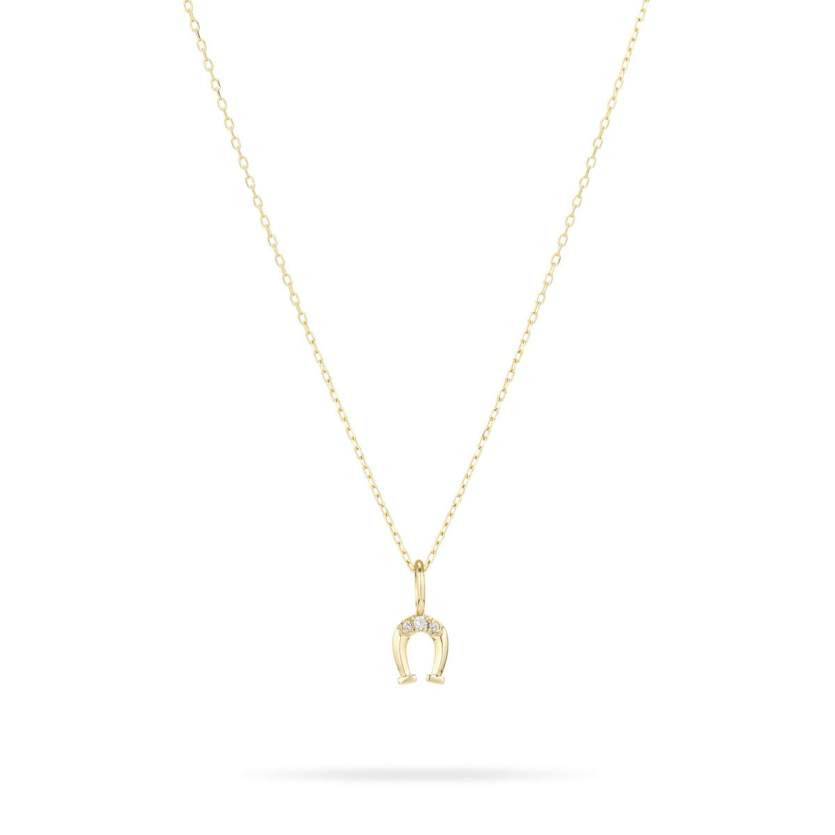 Diamond Horseshoe Mini Charm