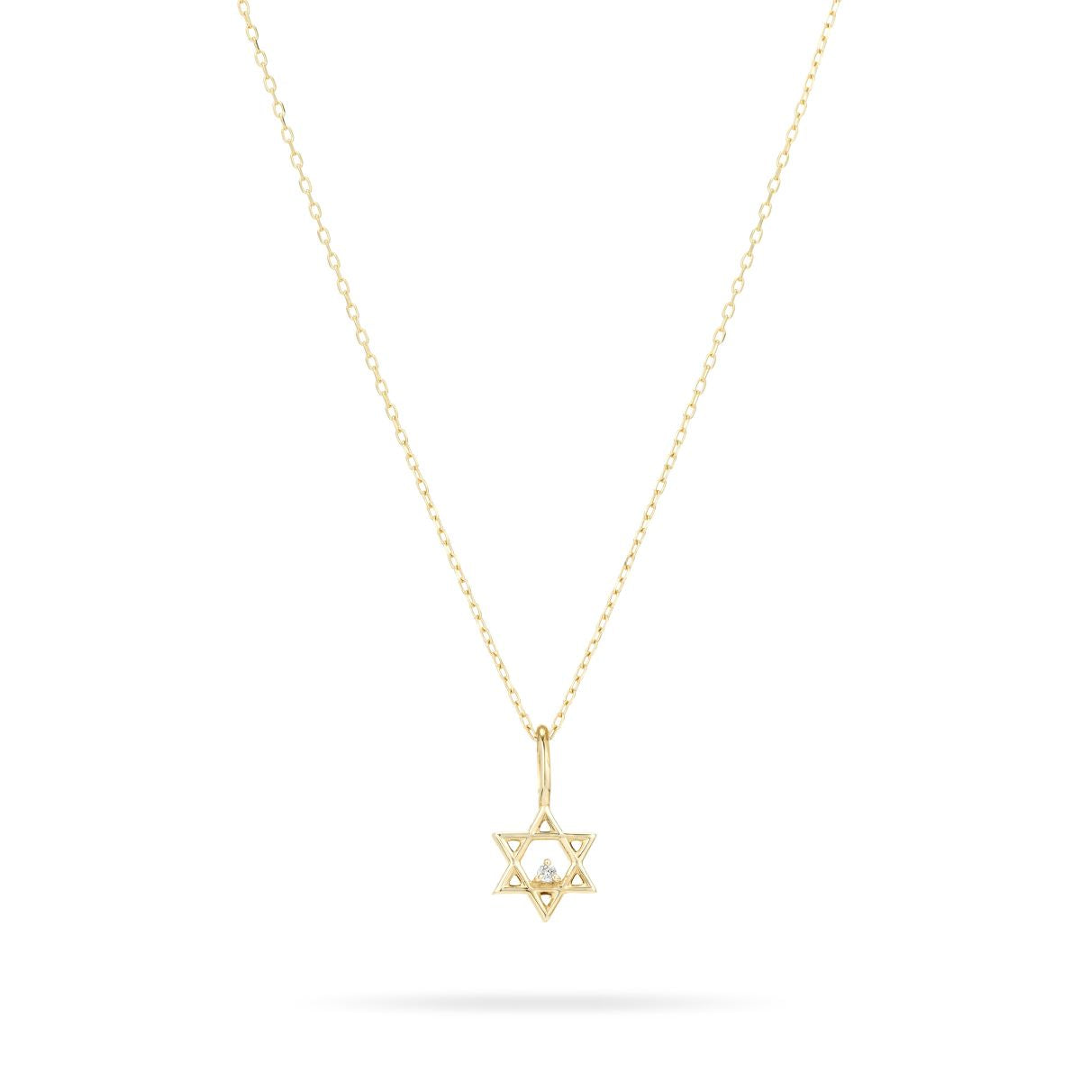 Diamond Star of David Mini Charm