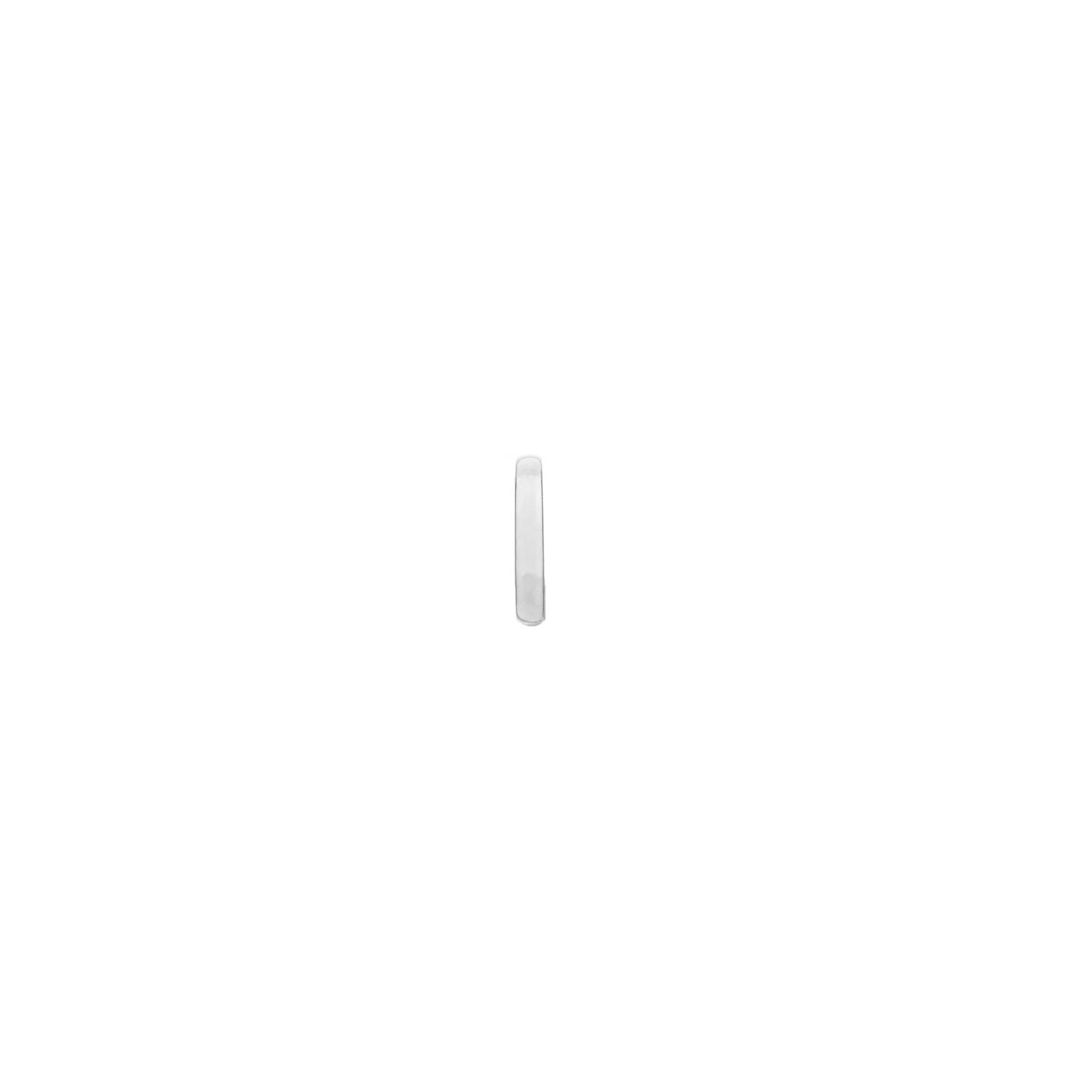 Single Solid Mini Bead in Sterling Silver