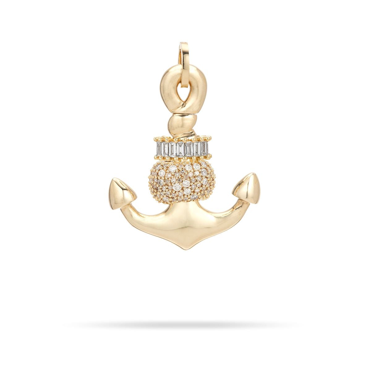 Anchor Hinged Charm for Big Beads