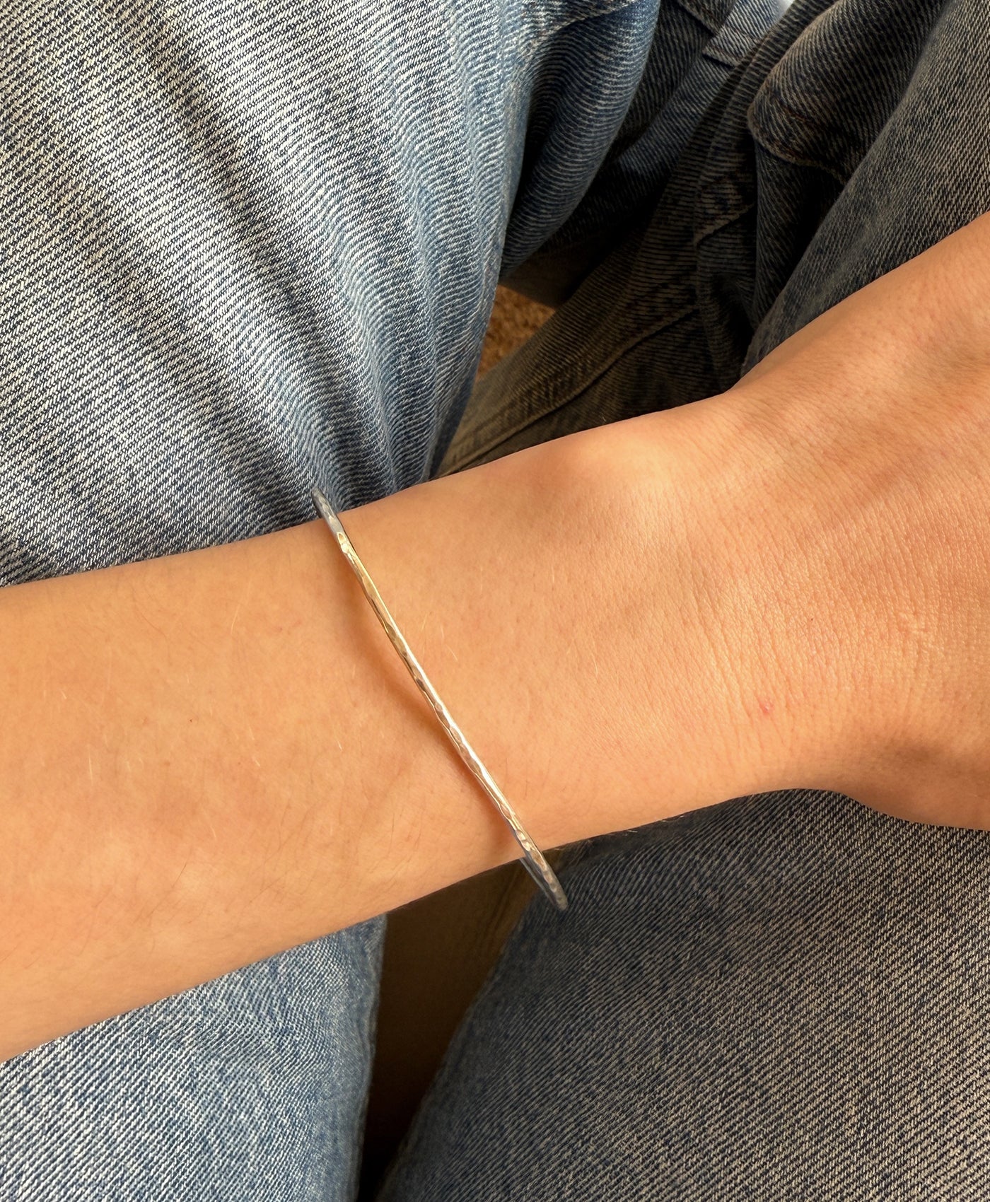 Bangle Bracelet in Sterling Silver