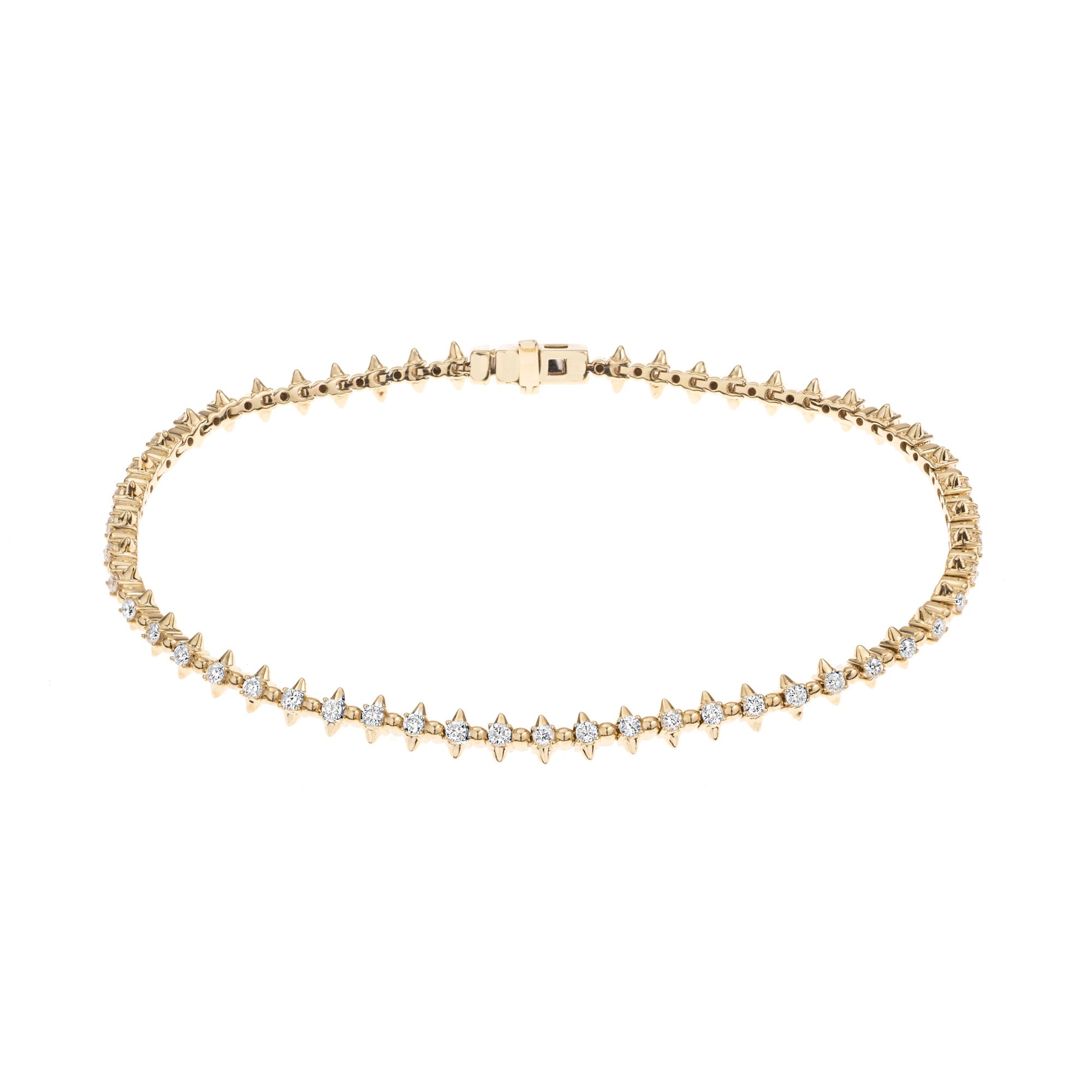 London Diamond Spike Tennis Bracelet