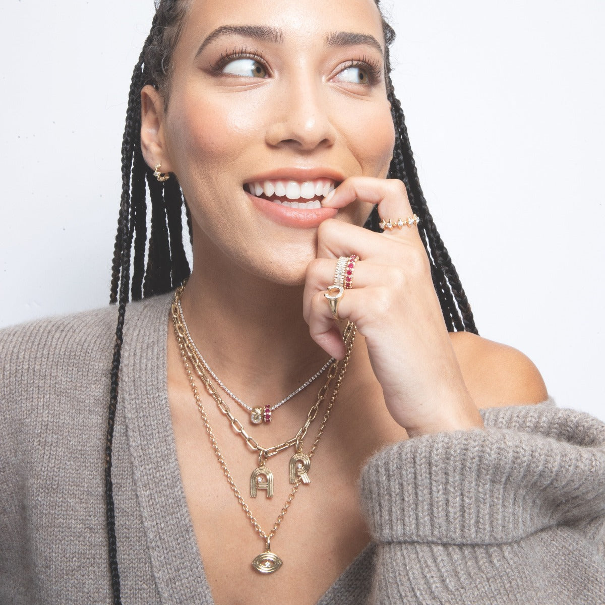 London Diamond Spike Eternity Ring