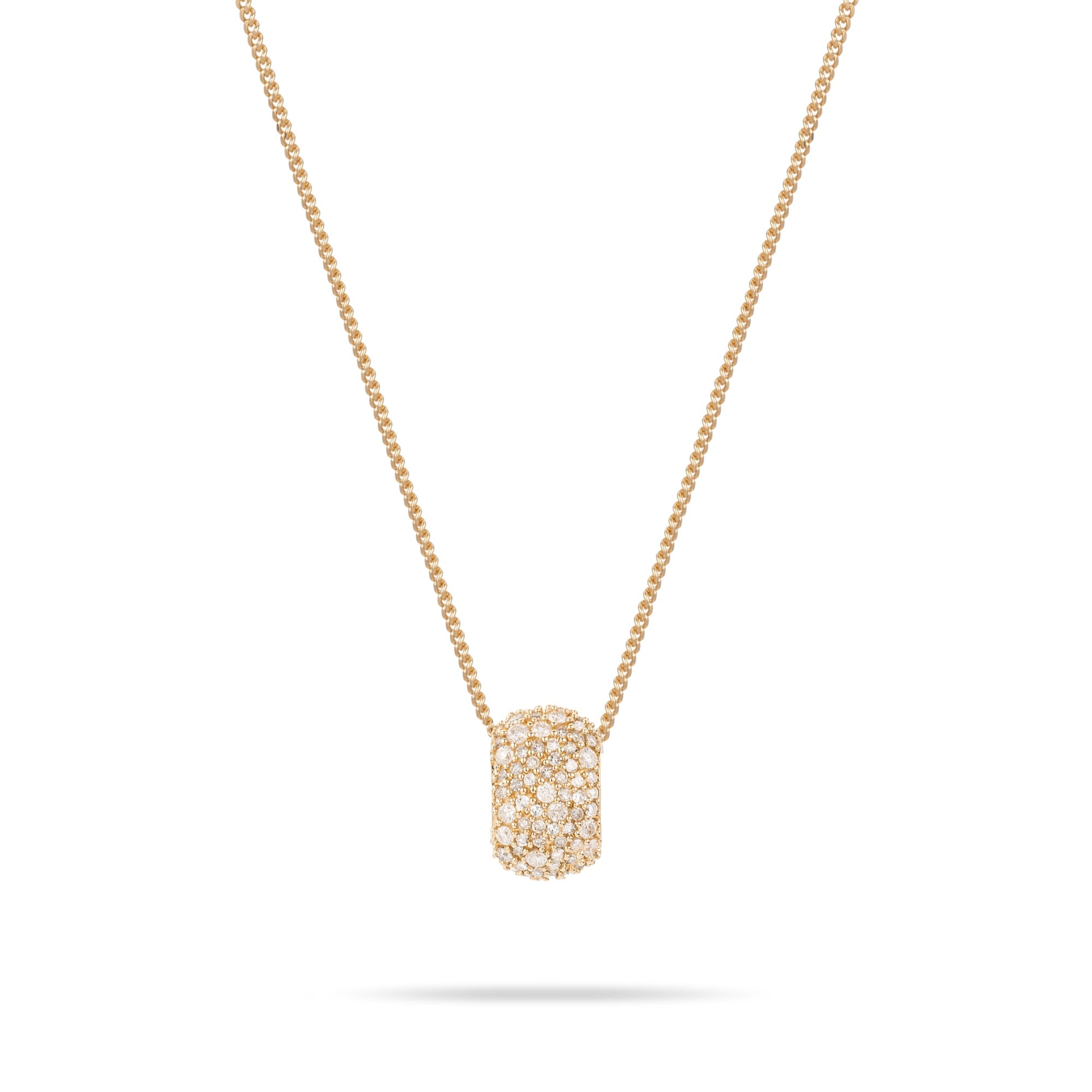 Wide Pavé Big Bead