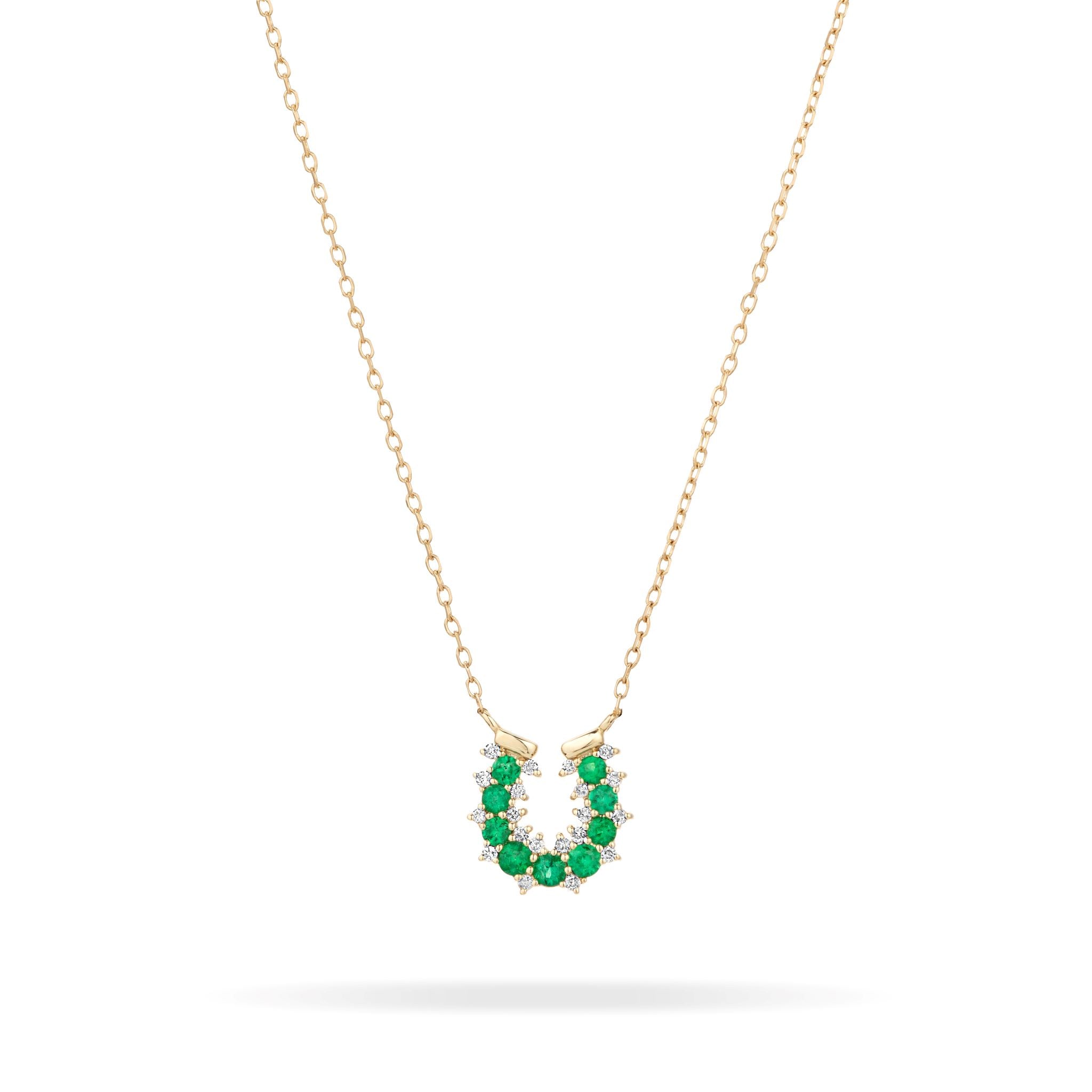 Horseshoe diamond Necklace - Jewelry
