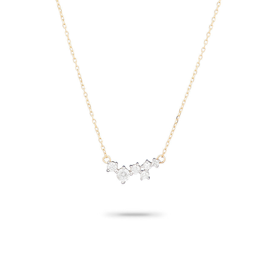 Scattered Diamond Necklace