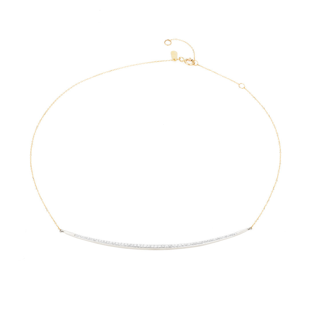 Pavé Curve Collar