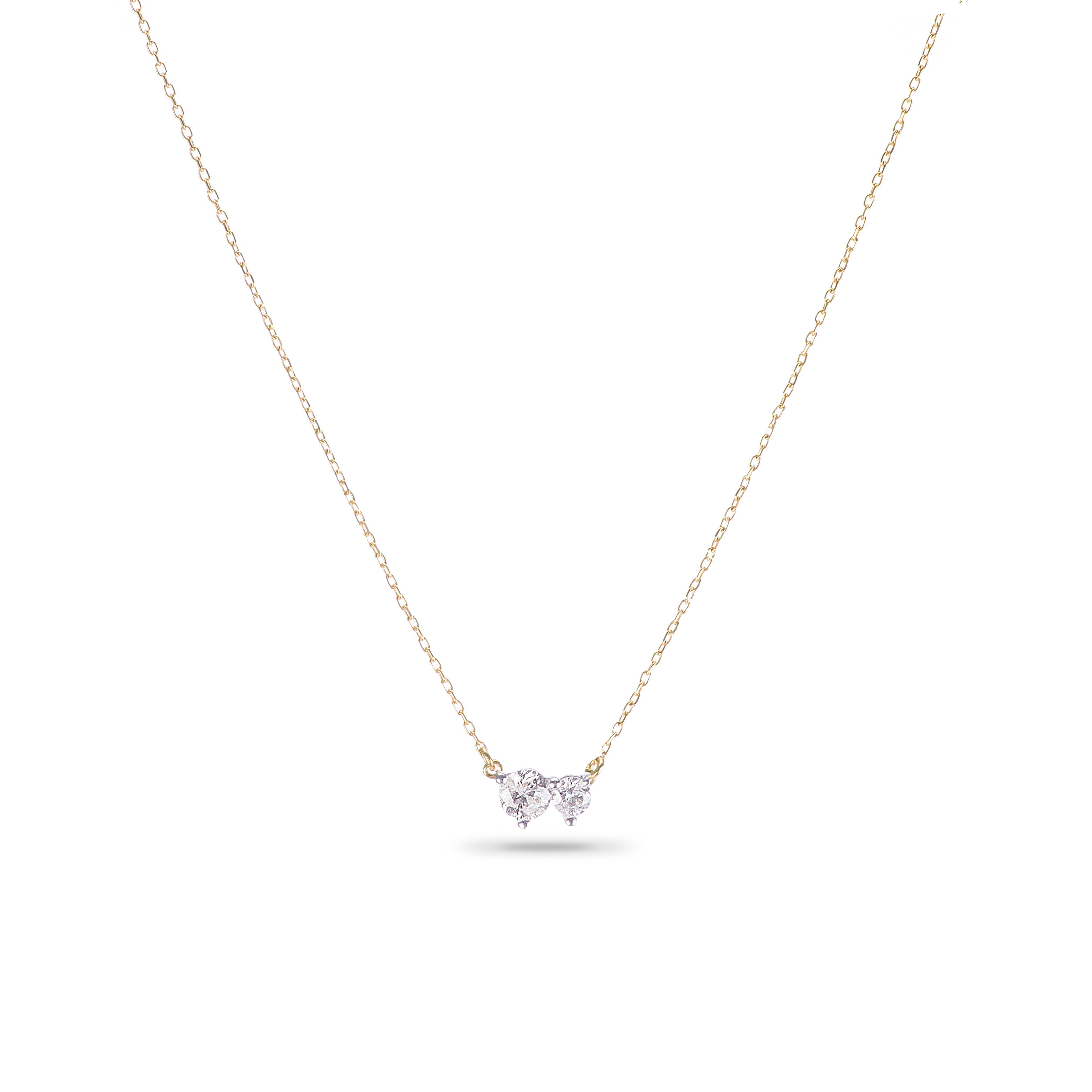 2 Diamond Amigos Necklace