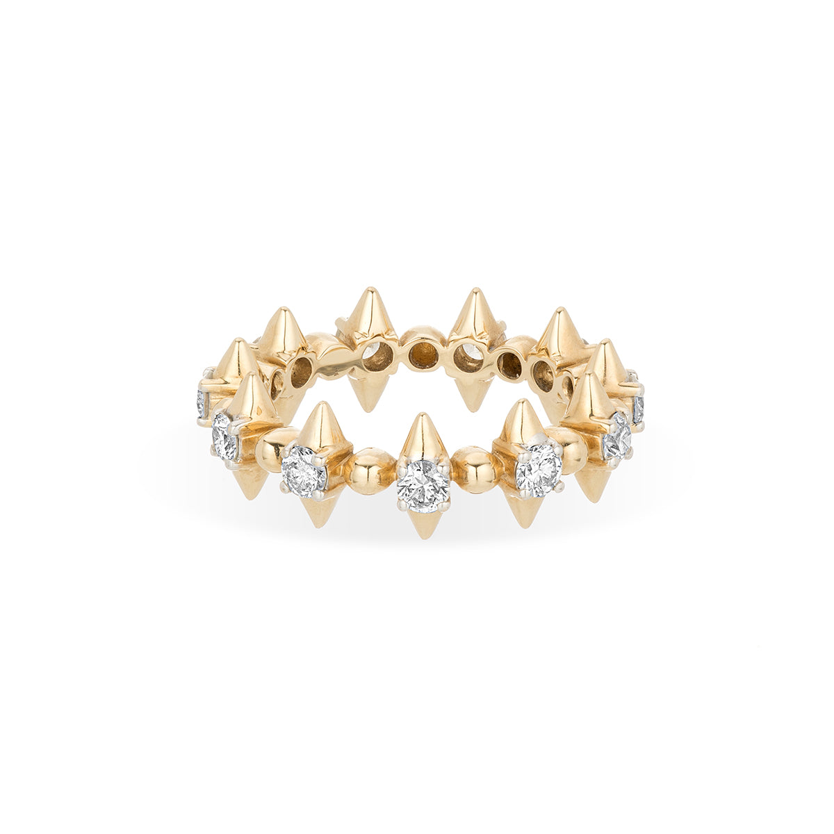 London Diamond Spike Eternity Ring