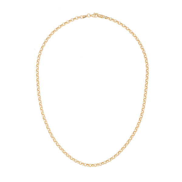 Chunky Rolo Initial Necklace - Adina Reyter