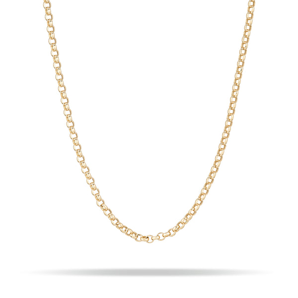 Chunky Rolo Initial Necklace - Adina Reyter