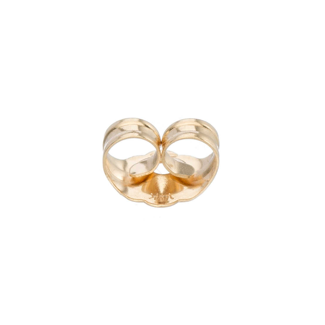 Large Sterling Silver Earring Back Replacement Pair Gold-Plated